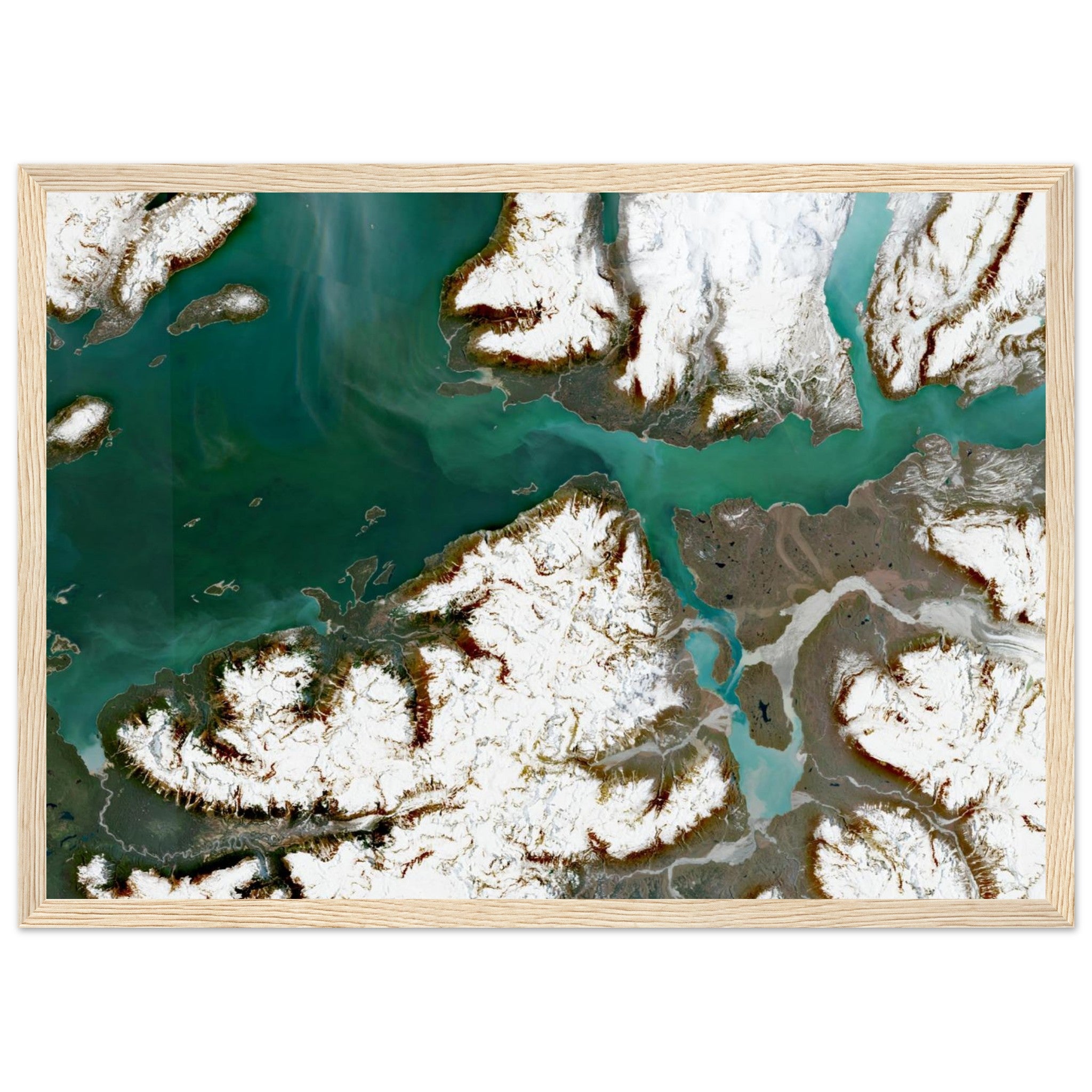 Glacier Bay National Park Natural Earth Print - Ink And Atlas