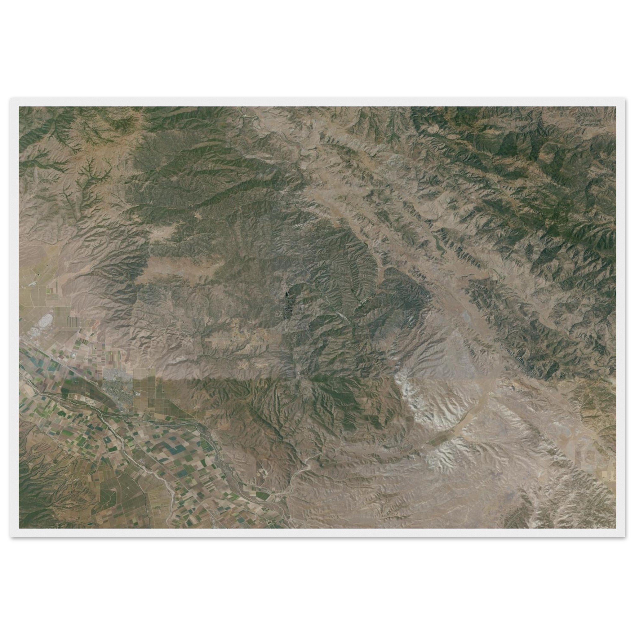Pinnacles National Park Natural Earth Print - Ink And Atlas