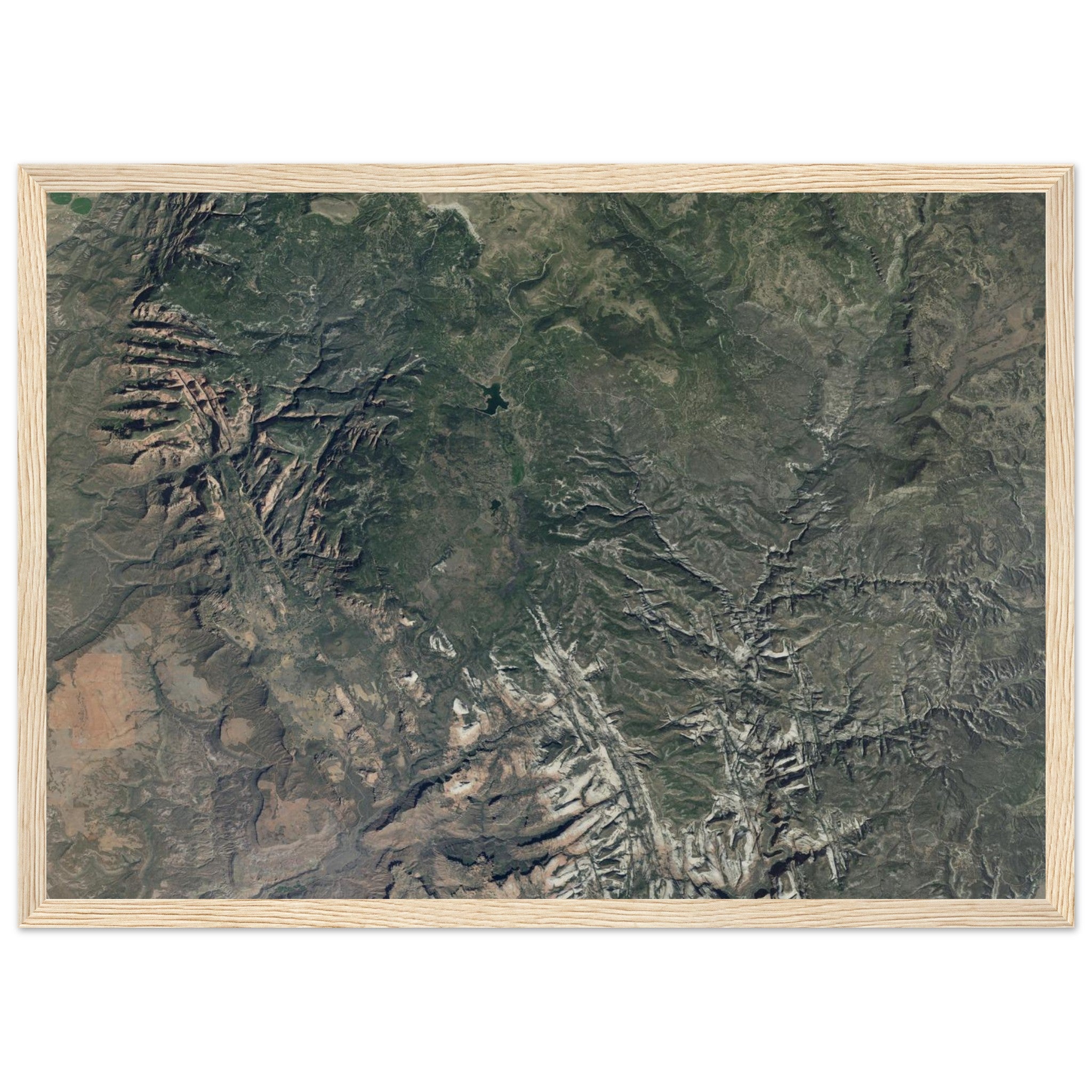Zion National Park Natural Earth Print - Ink And Atlas