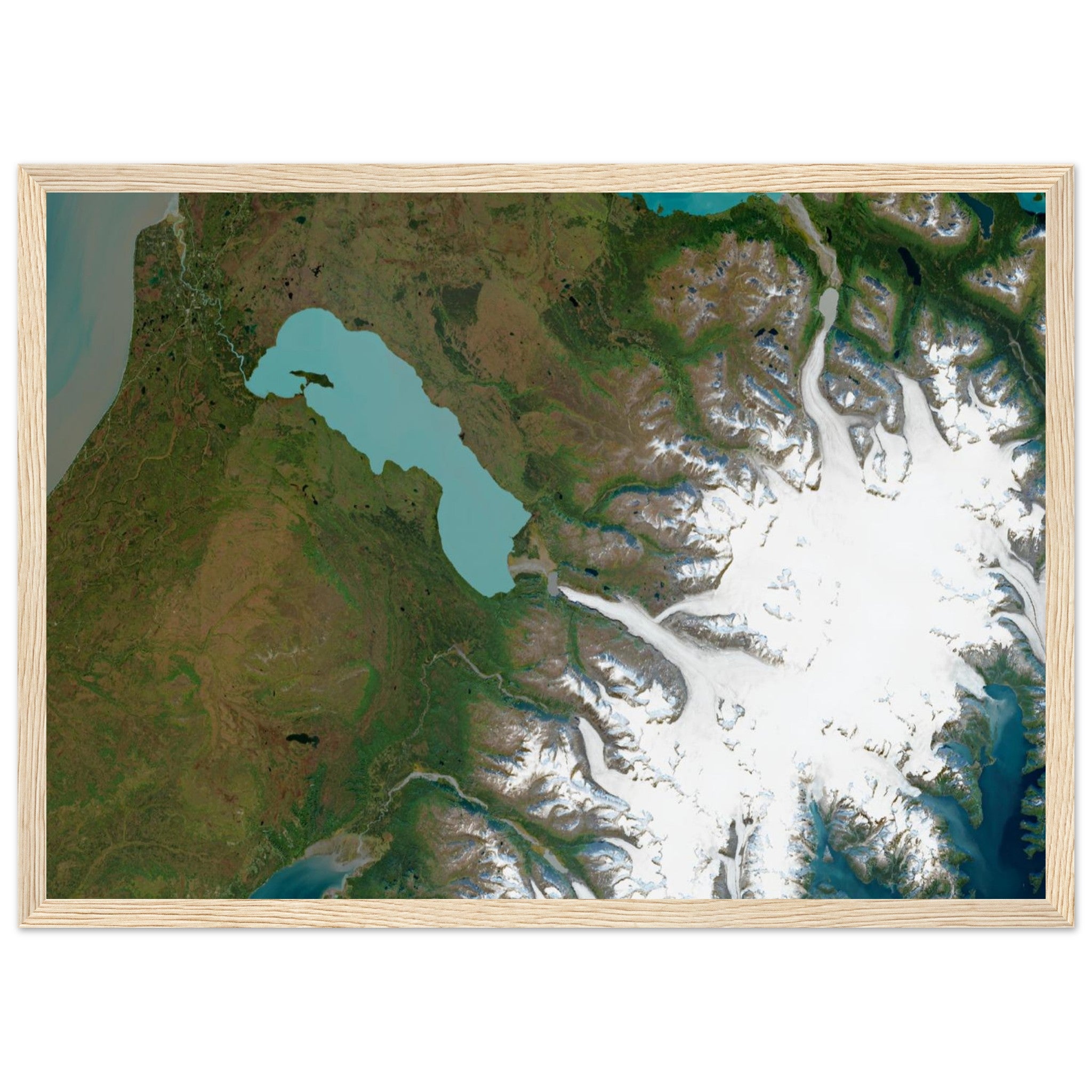 Kenai Fjords National Park Natural Earth Print - Ink And Atlas
