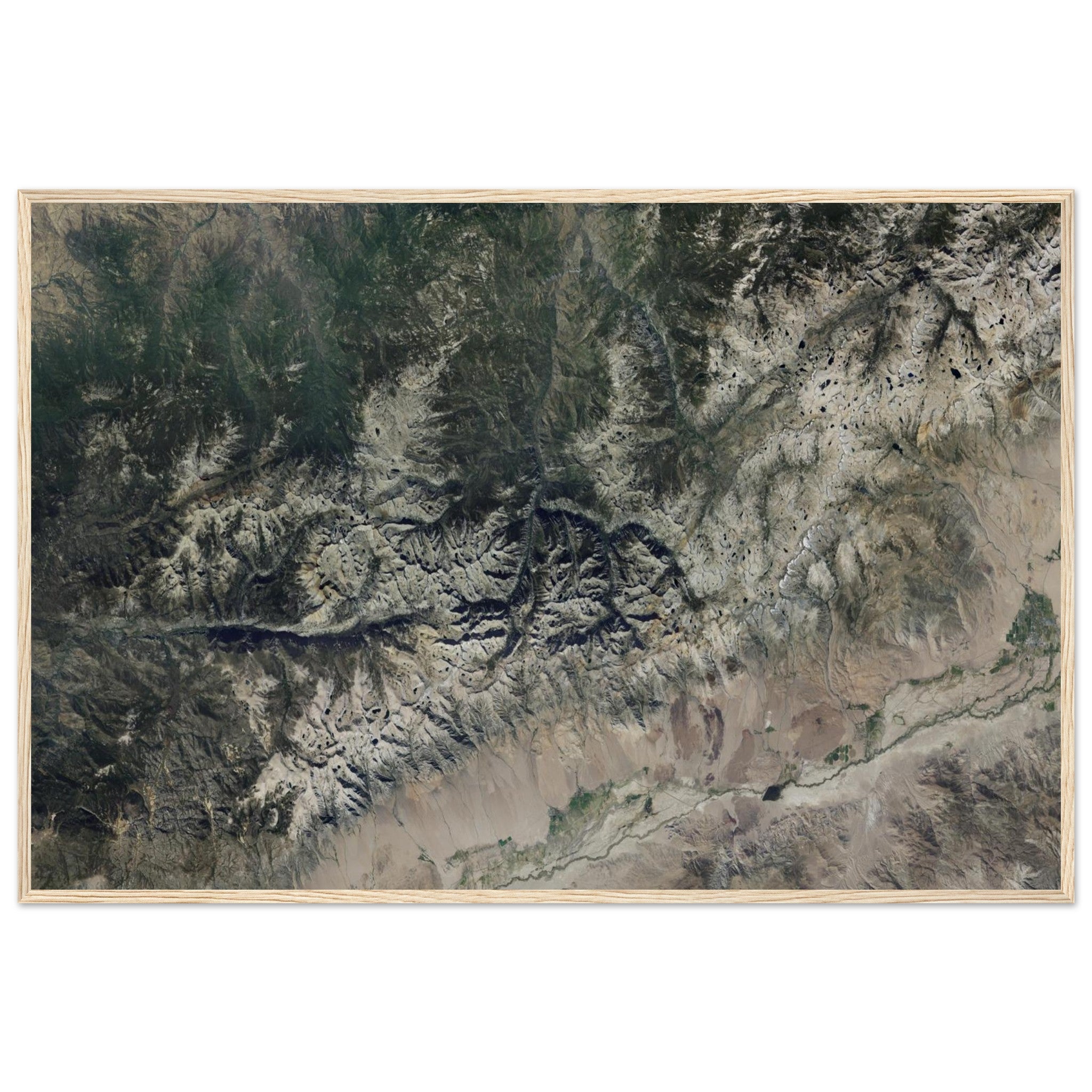 Kings Canyon National Park Natural Earth Print - Ink And Atlas