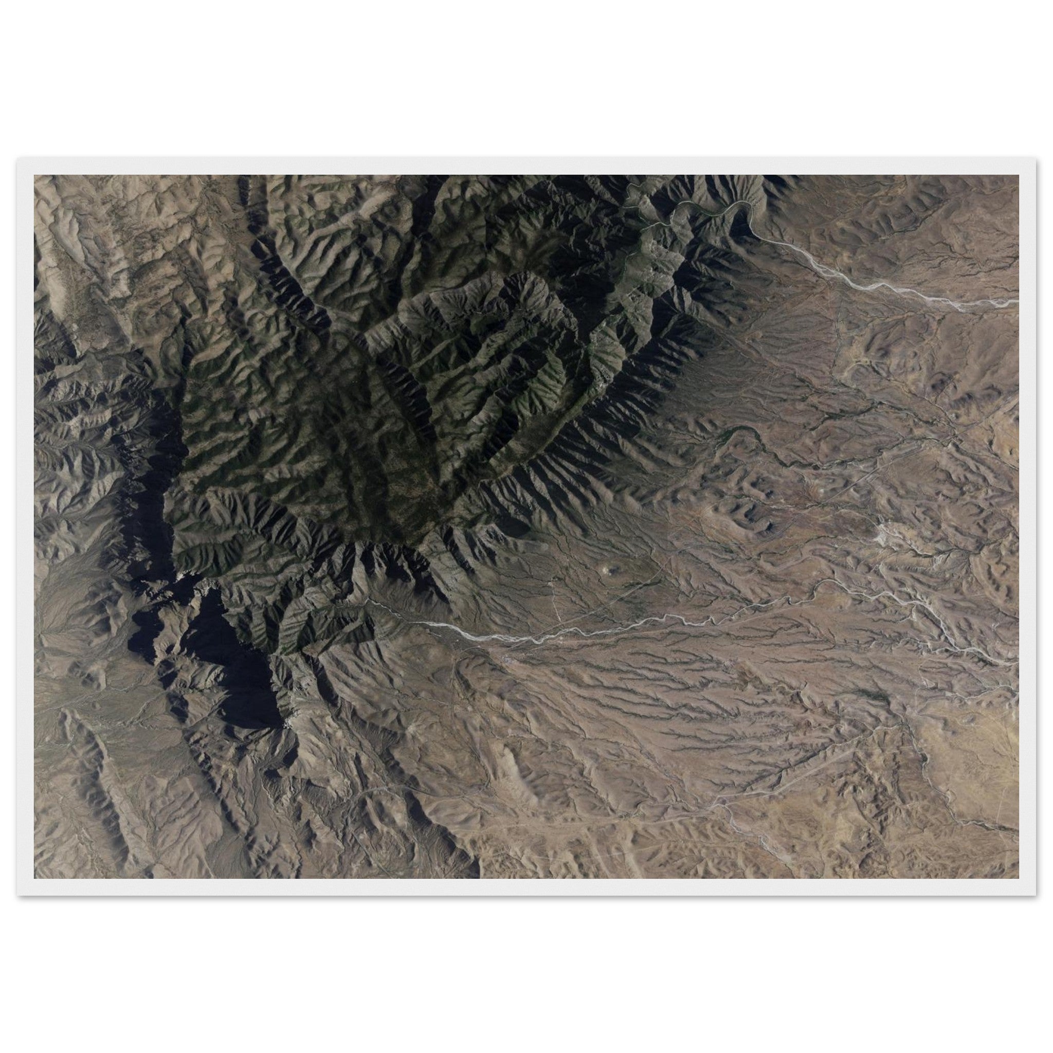 Guadalupe Mountains National Park Natural Earth Print - Ink And Atlas
