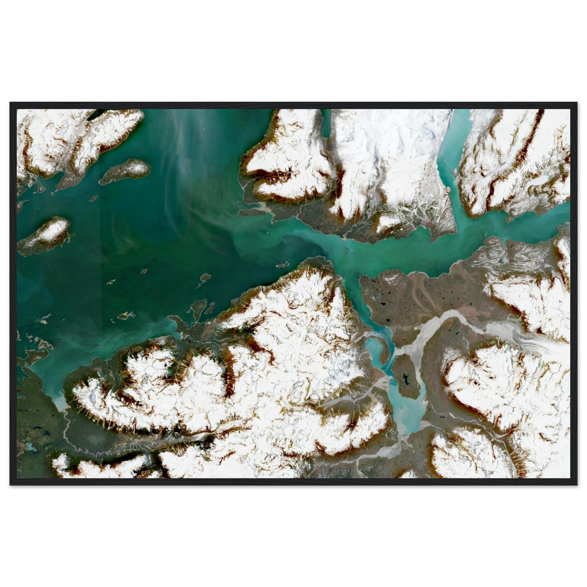 Glacier Bay National Park Natural Earth Print - Ink And Atlas