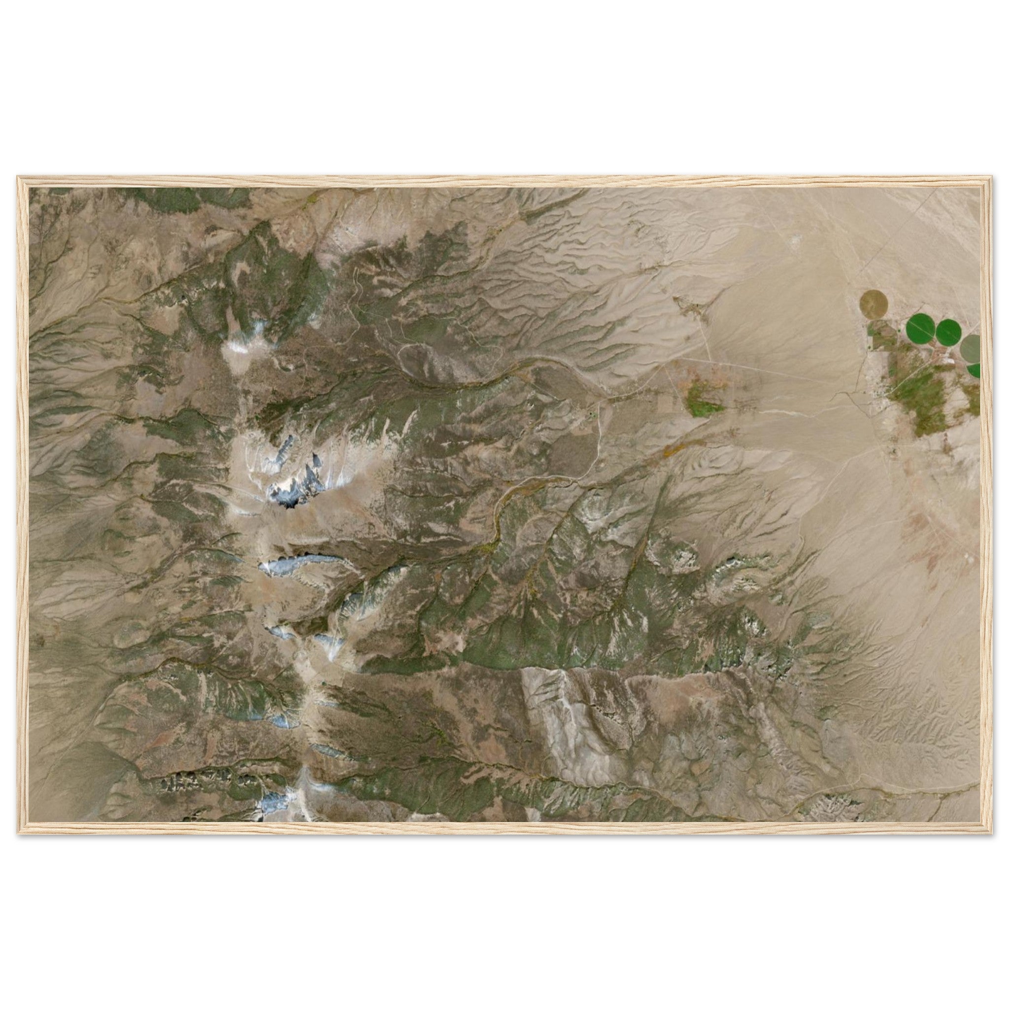 Great Basin National Park Natural Earth Print - Ink And Atlas