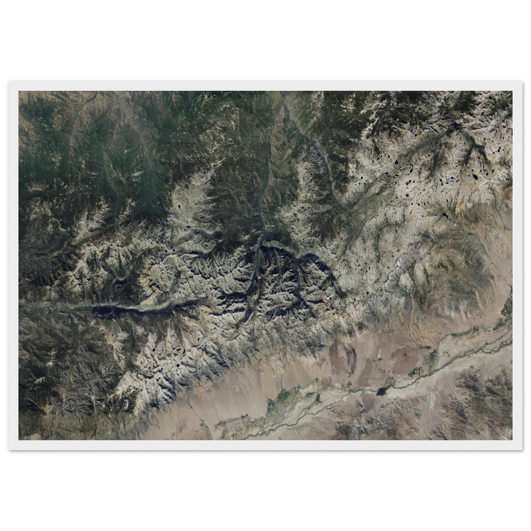 Kings Canyon National Park Natural Earth Print - Ink And Atlas