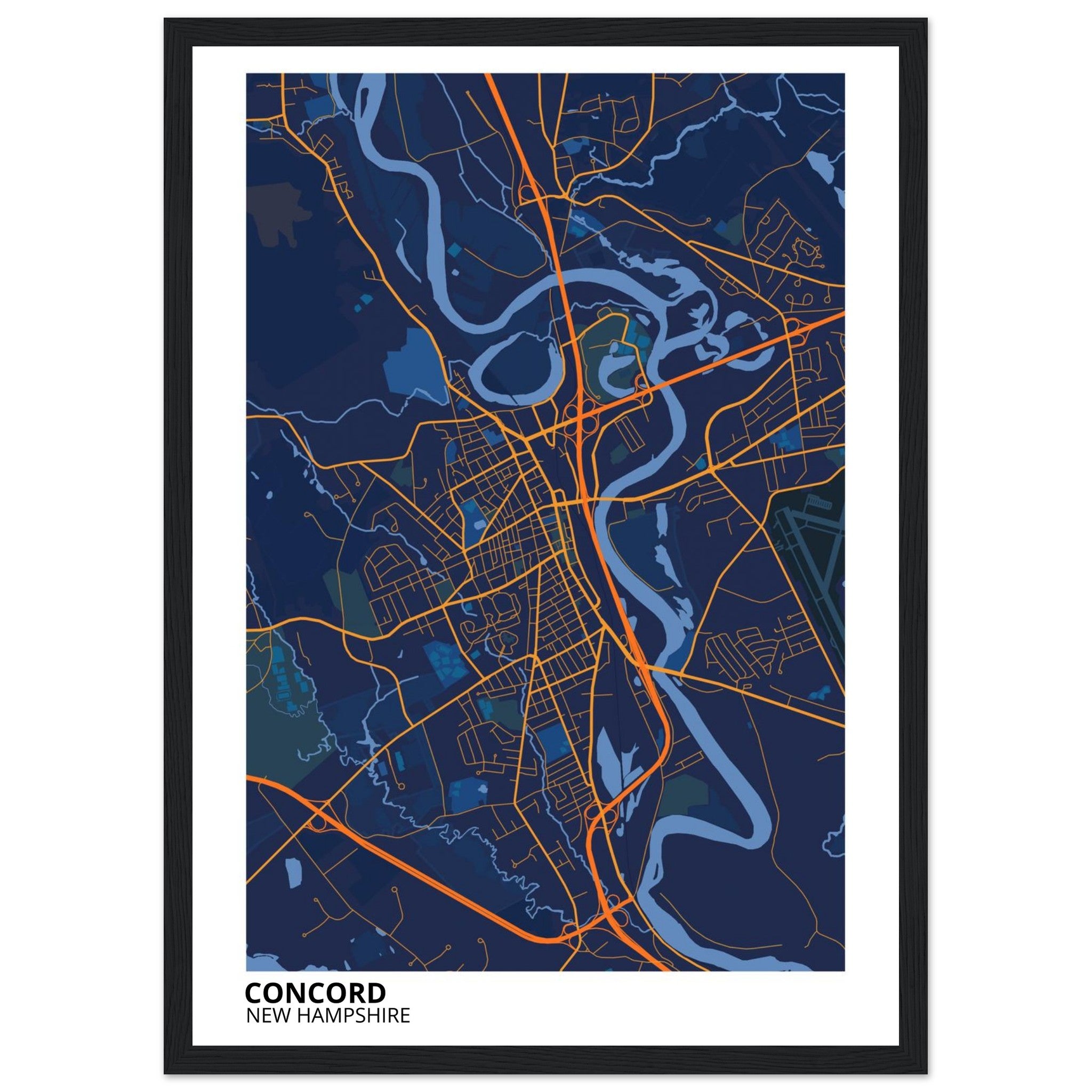 concord modern city map 