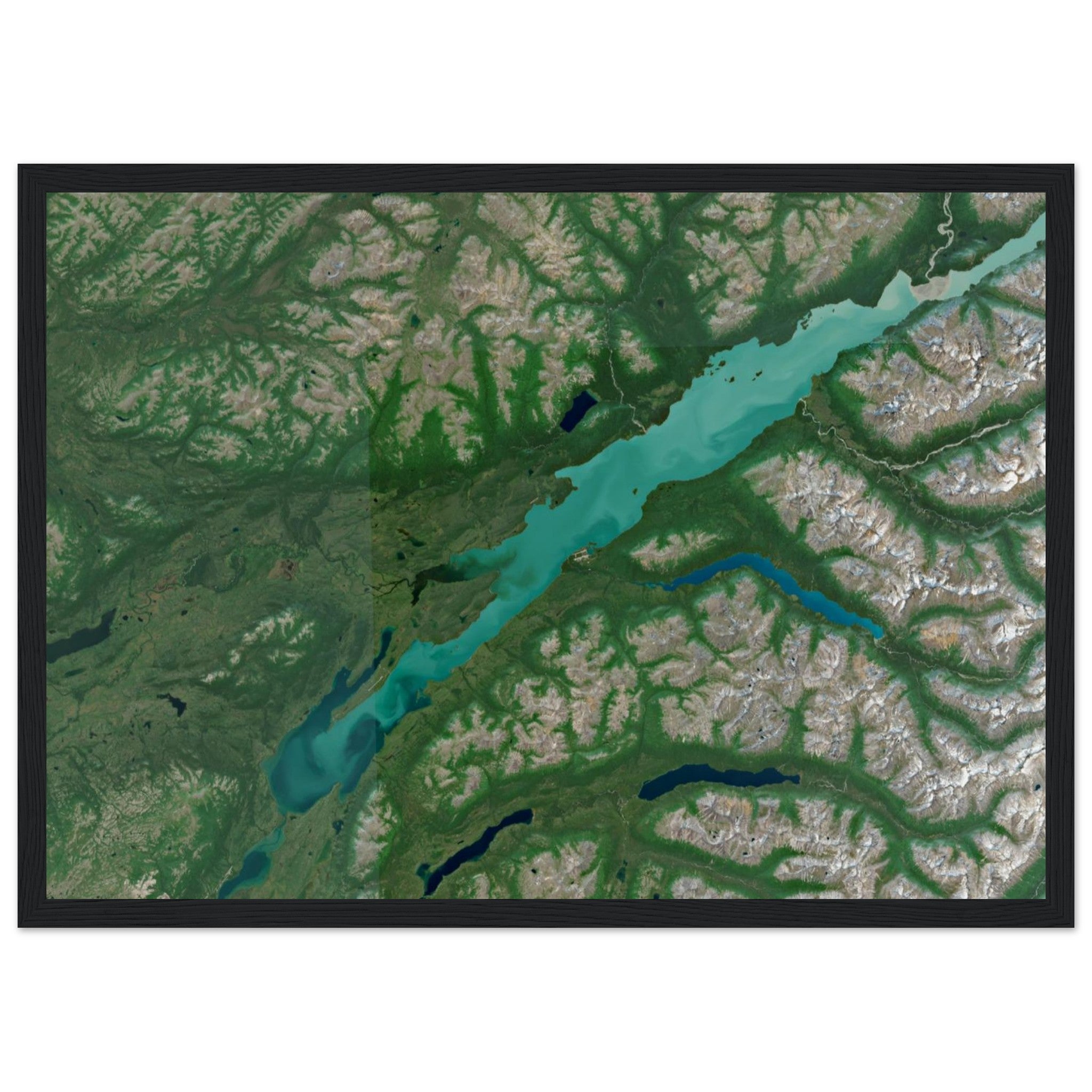 Lake Clark National Park Natural Earth Print - Ink And Atlas