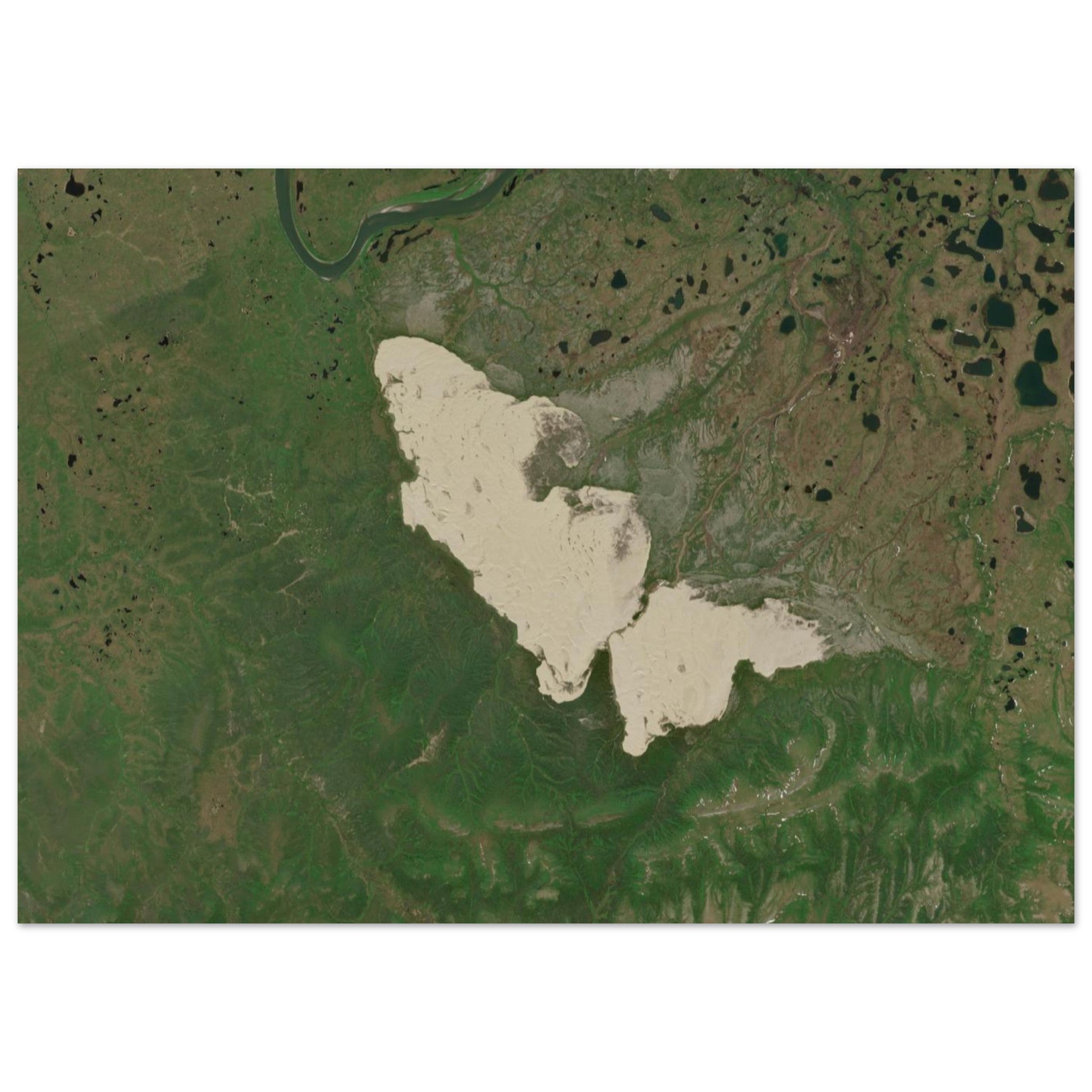 Kobuk Valley National Park Natural Earth Print - Ink And Atlas
