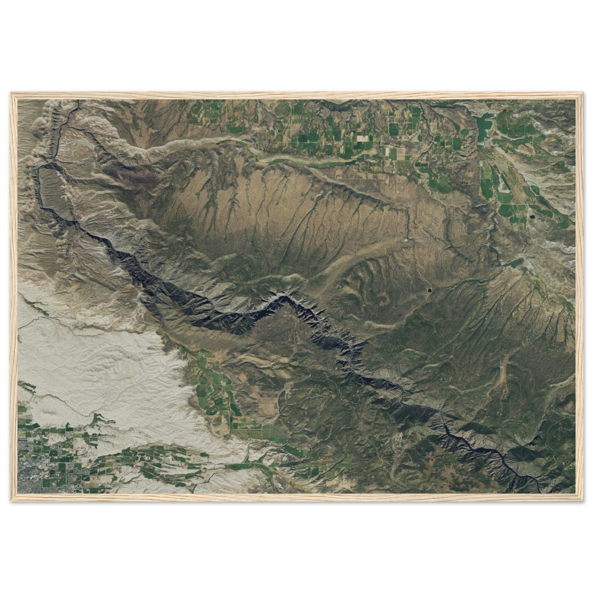 Black Canyon National Park Natural Earth Print - Ink And Atlas