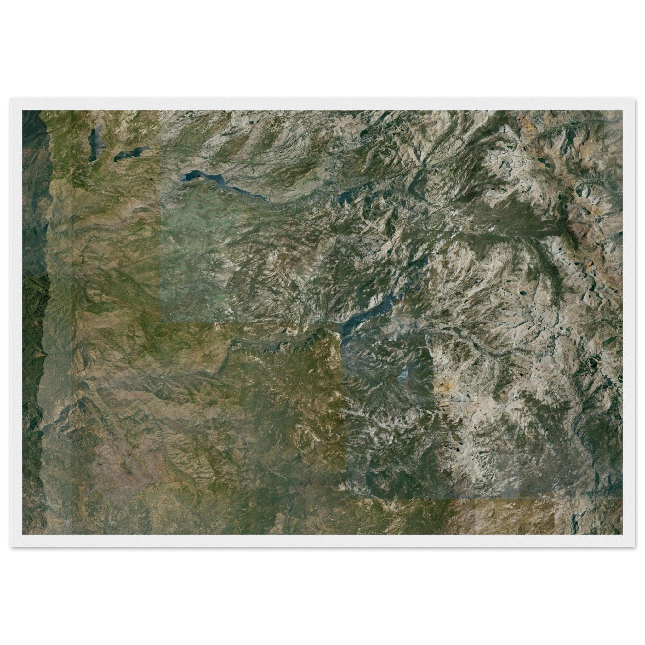 Yosemite National Park Natural Earth Print - Ink And Atlas