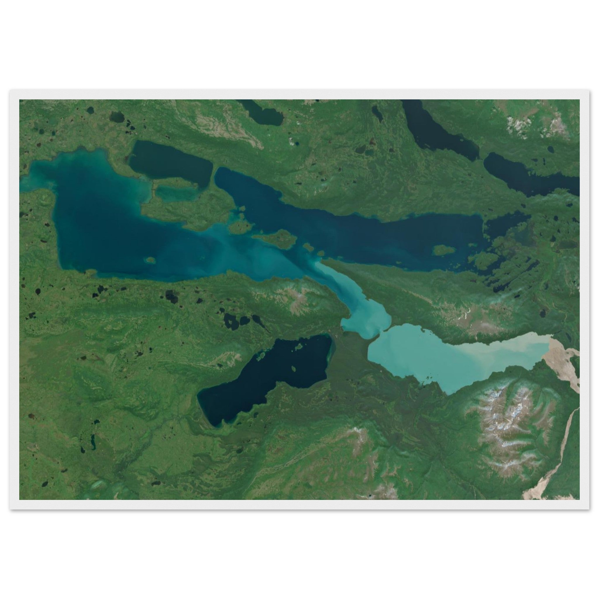 Katmai National Park Natural Earth Print - Ink And Atlas