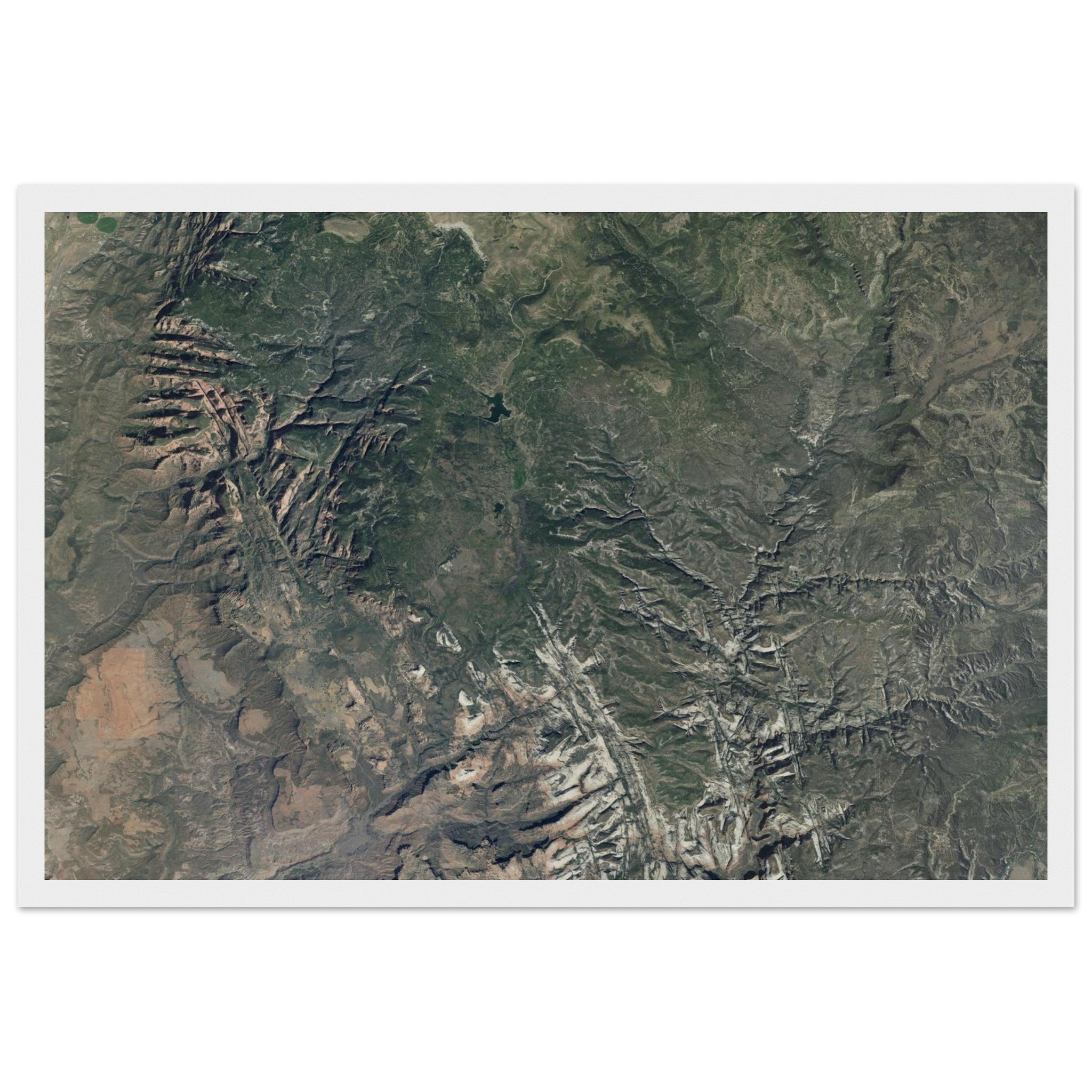 Zion National Park Natural Earth Print - Ink And Atlas