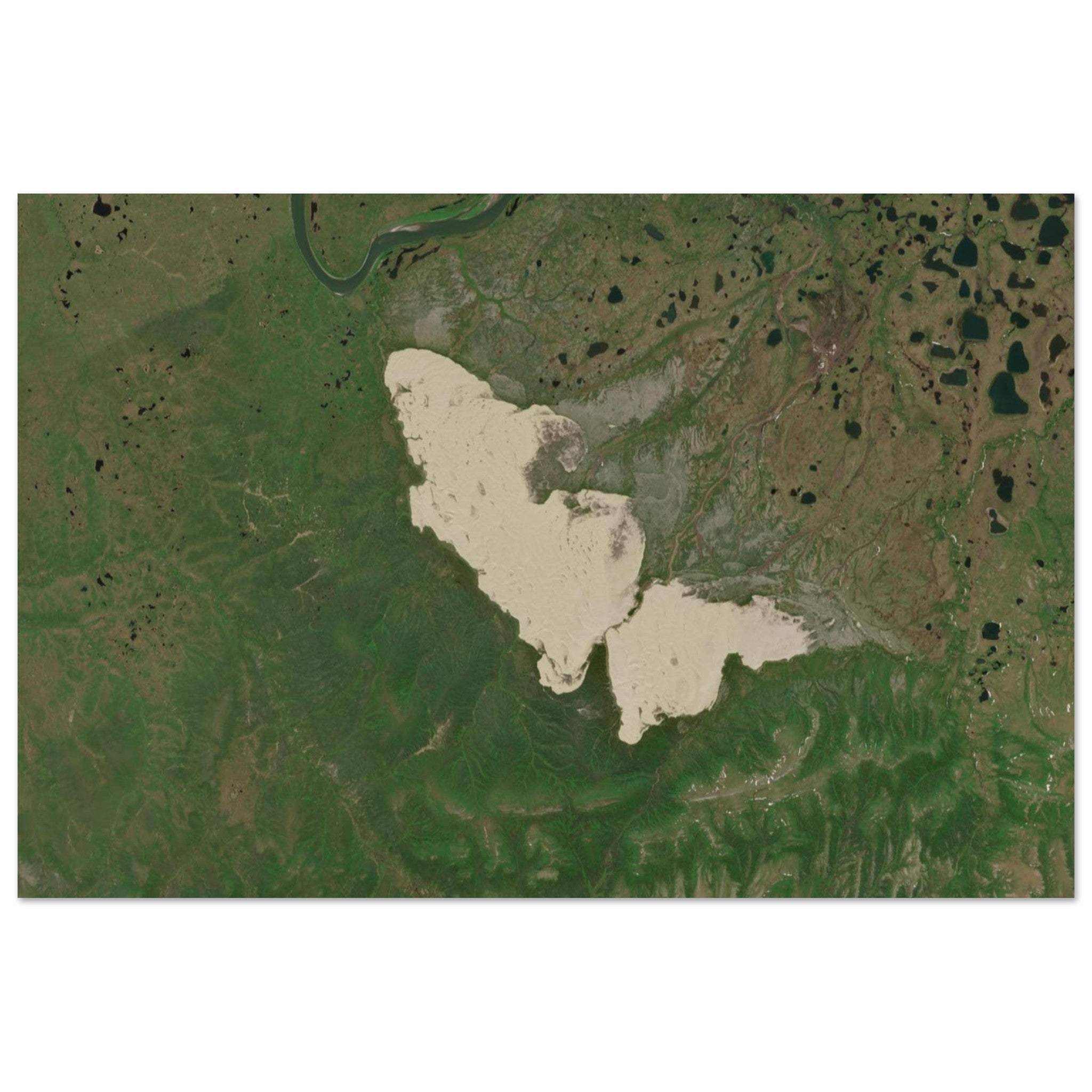 Kobuk Valley National Park Natural Earth Print - Ink And Atlas