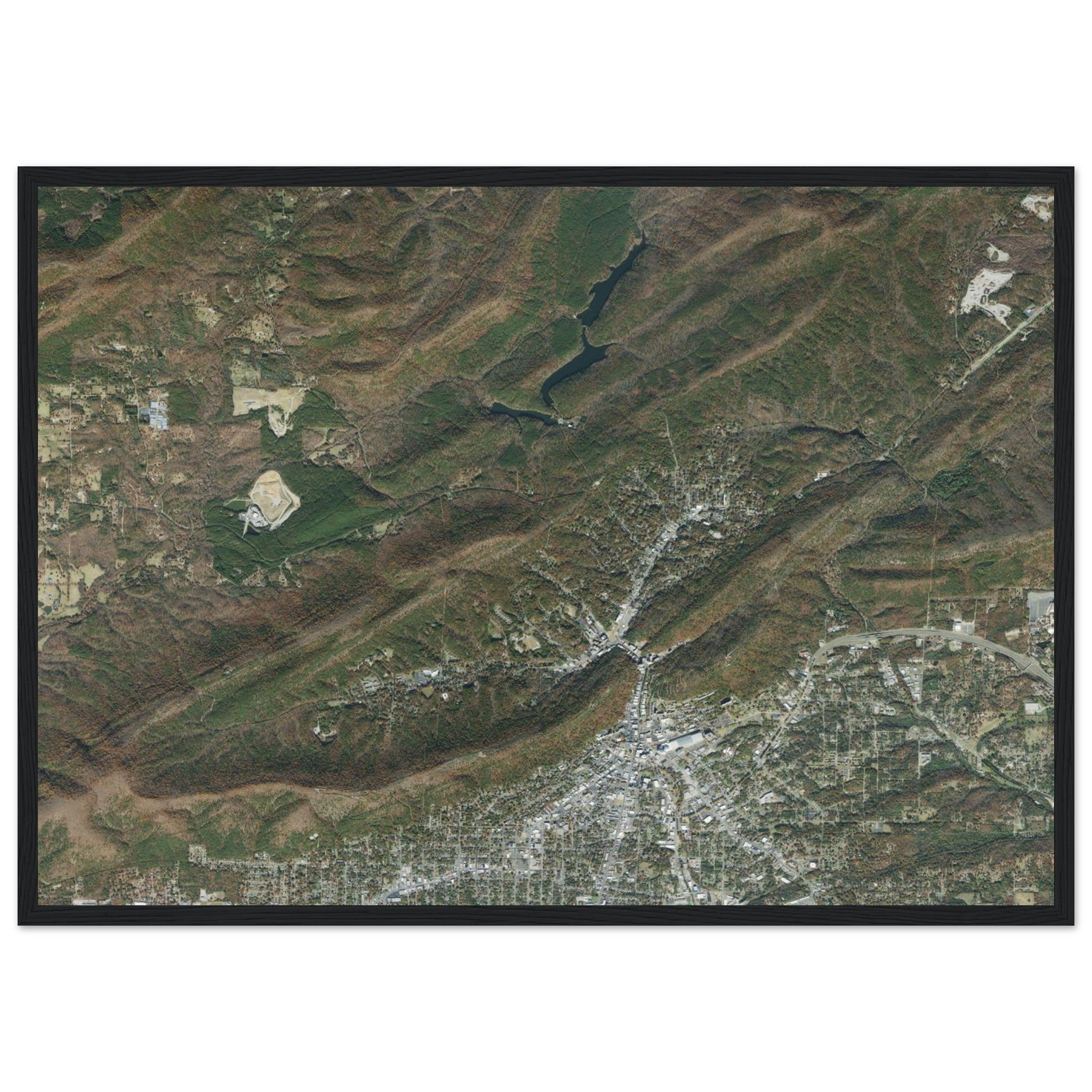 Hot Springs National Park Natural Earth Print - Ink And Atlas