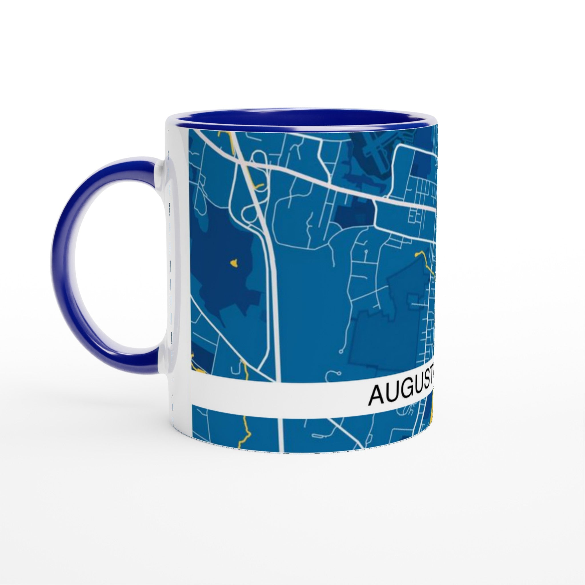 Augusta Modern City Map Mug (11oz) - Ink And Atlas