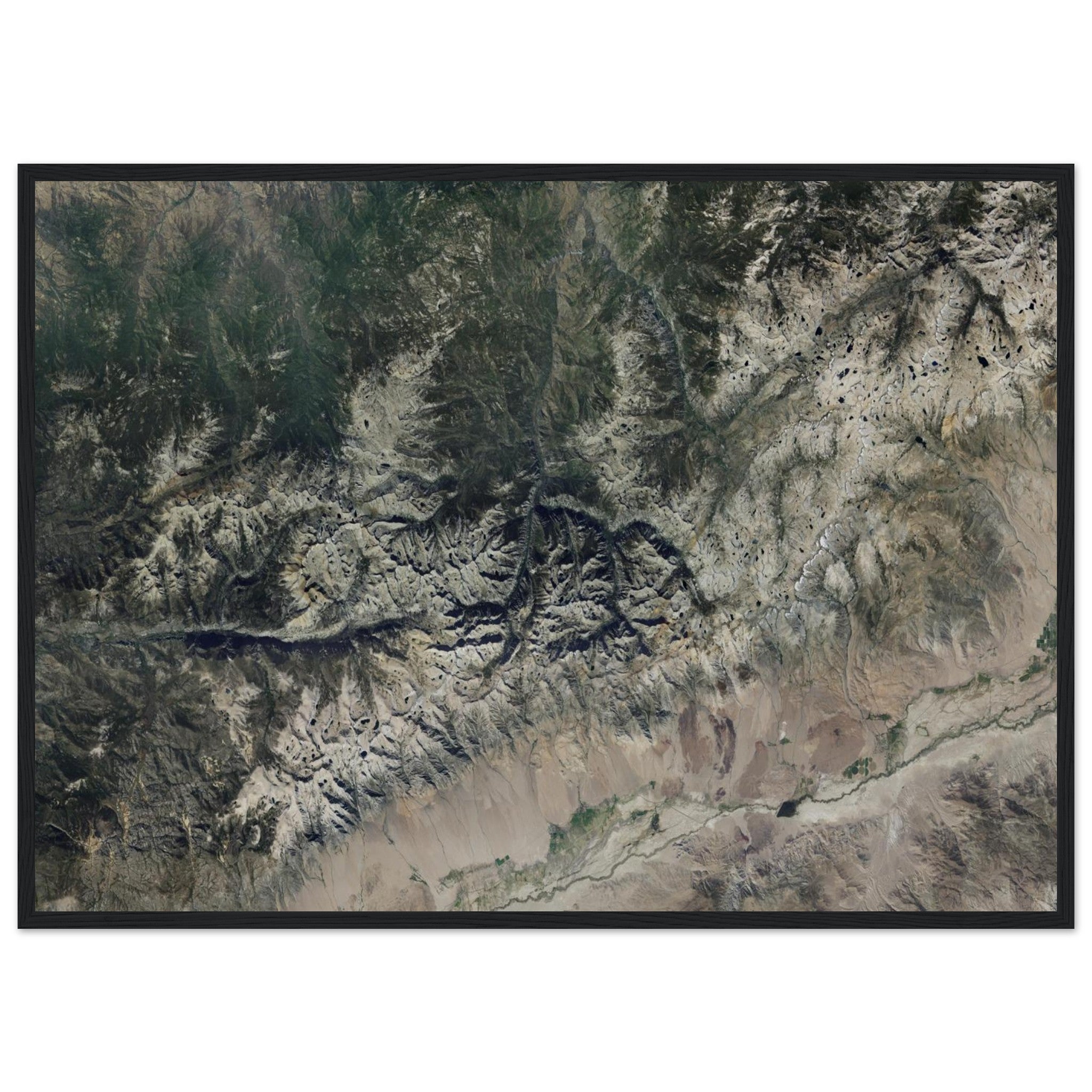 Kings Canyon National Park Natural Earth Print - Ink And Atlas