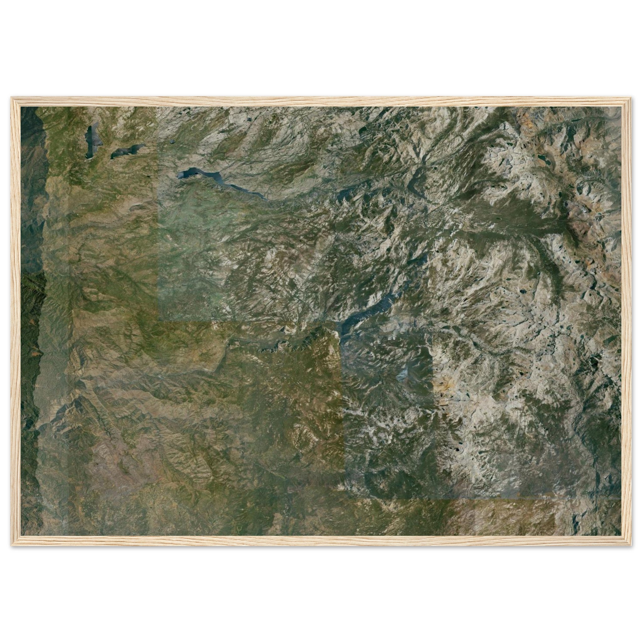 Yosemite National Park Natural Earth Print - Ink And Atlas