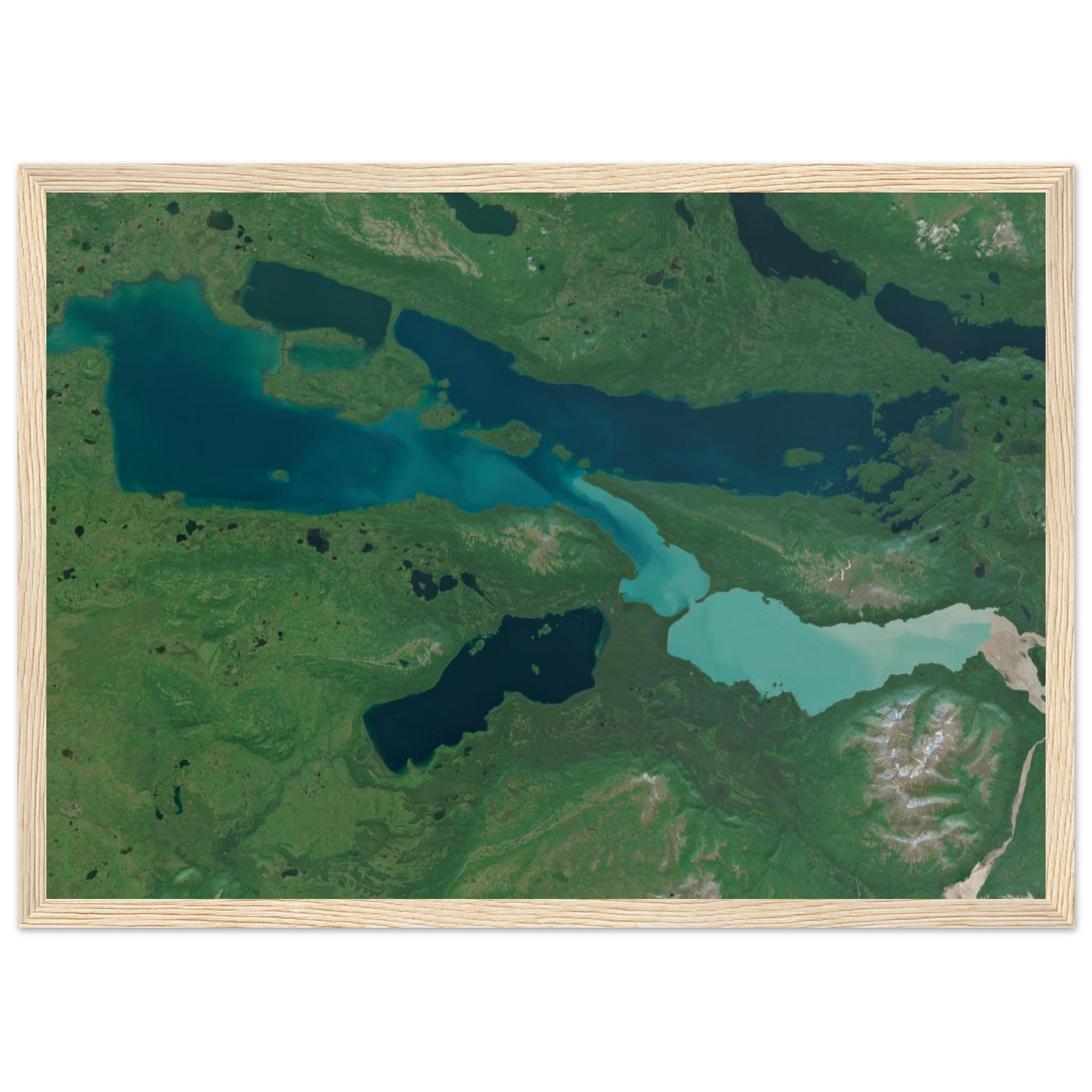 Katmai National Park Natural Earth Print - Ink And Atlas