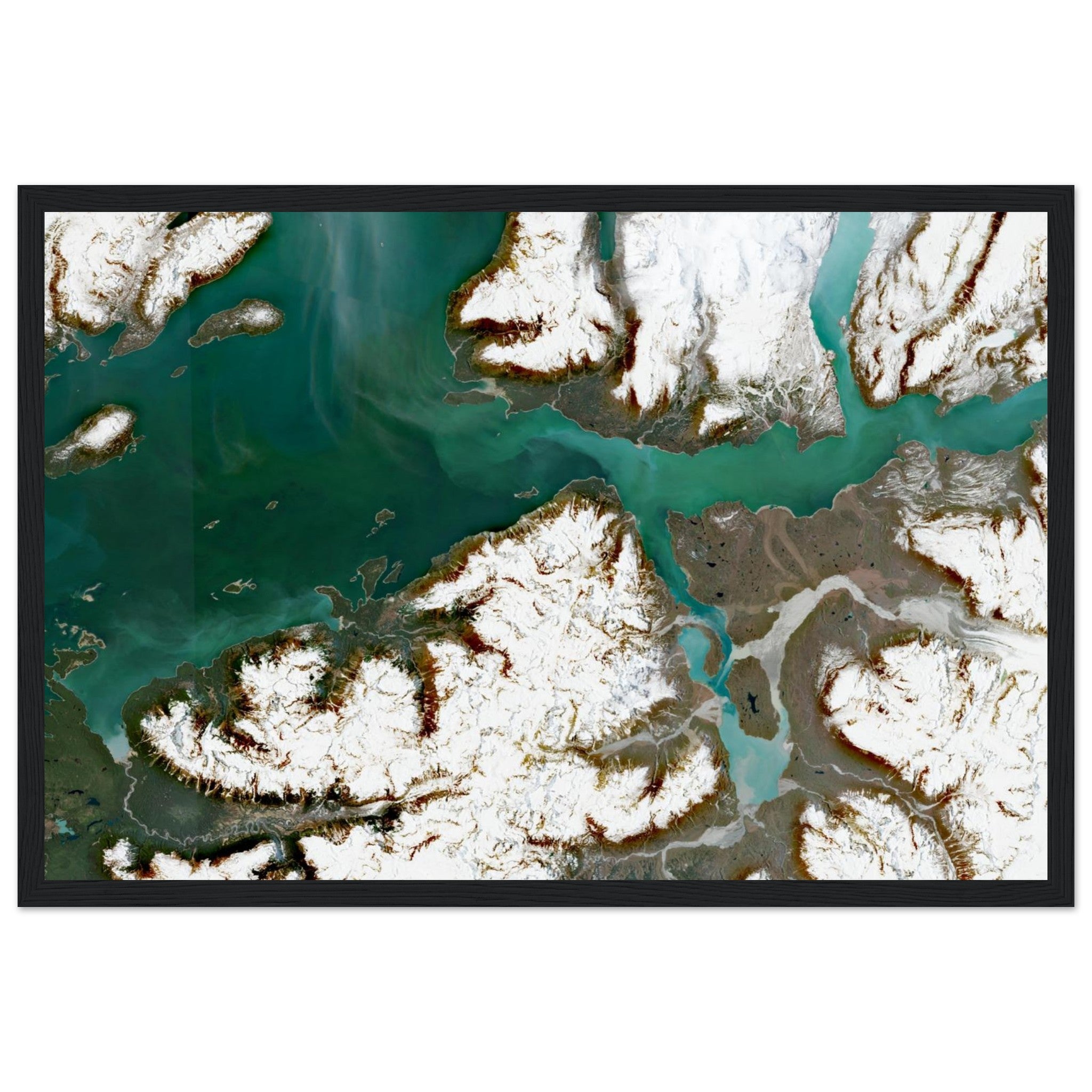 Glacier Bay National Park Natural Earth Print - Ink And Atlas