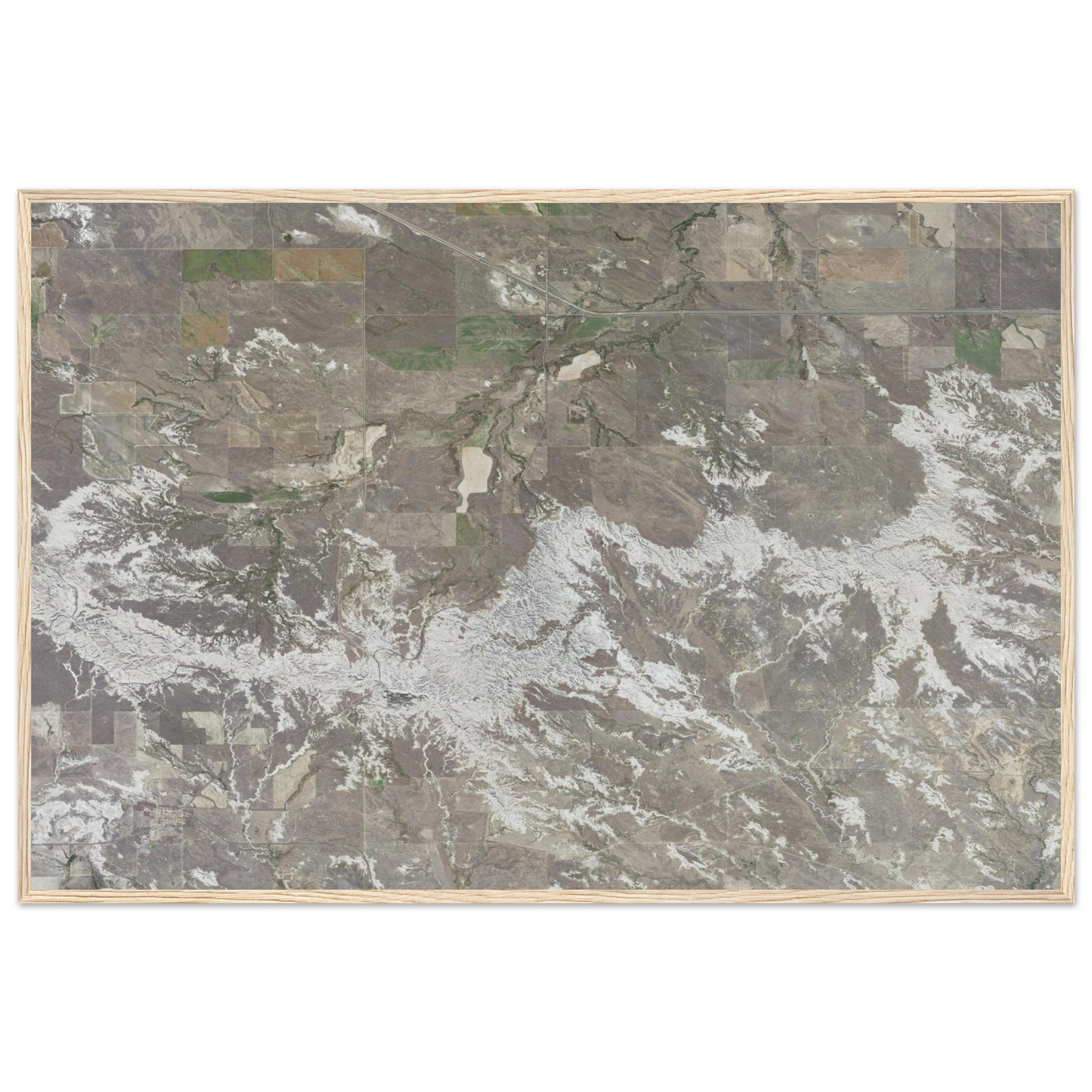 Theodore Roosevelt National Park Natural Earth Print - Ink And Atlas