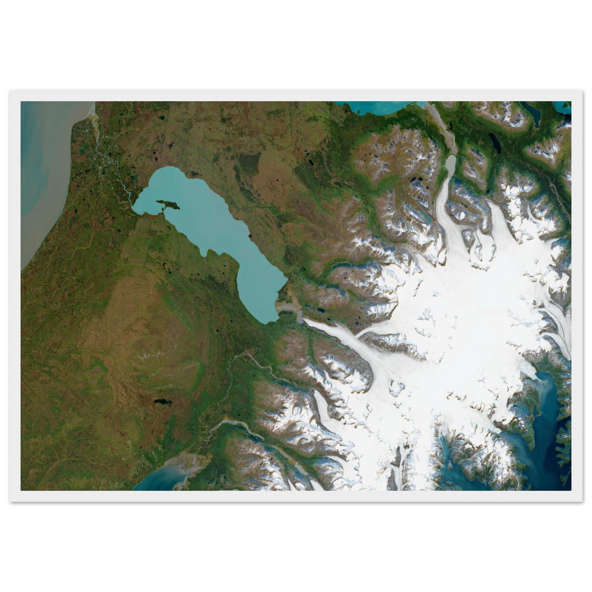 Kenai Fjords National Park Natural Earth Print - Ink And Atlas