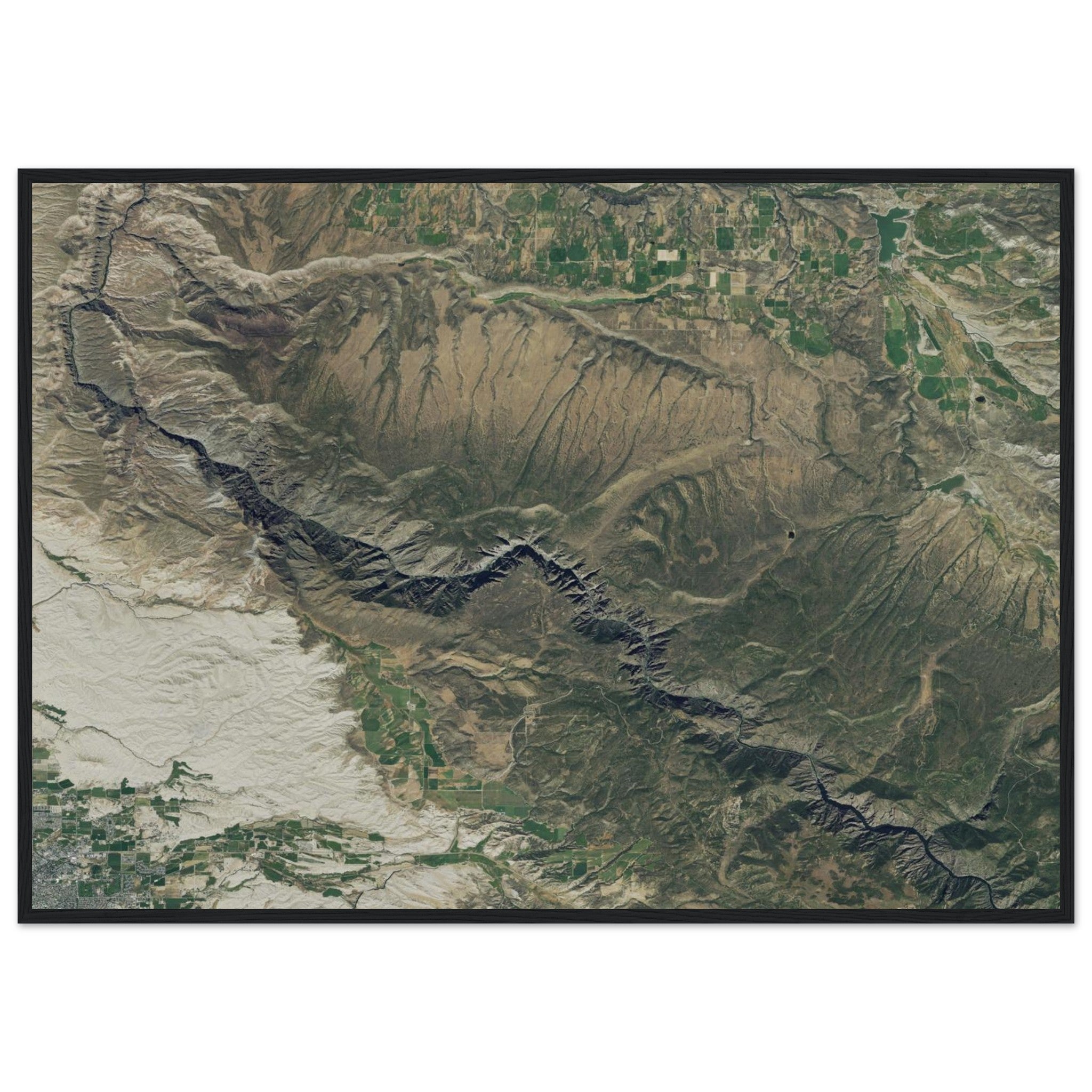 Black Canyon National Park Natural Earth Print - Ink And Atlas