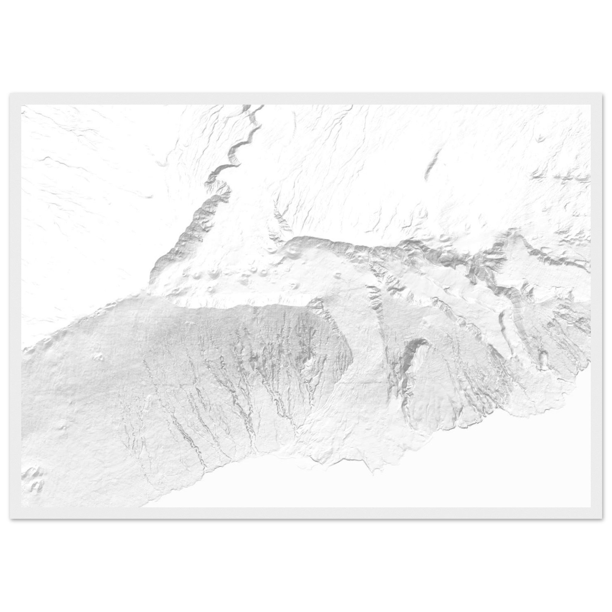 Haleakalā National Park Natural Earth Print - Ink And Atlas