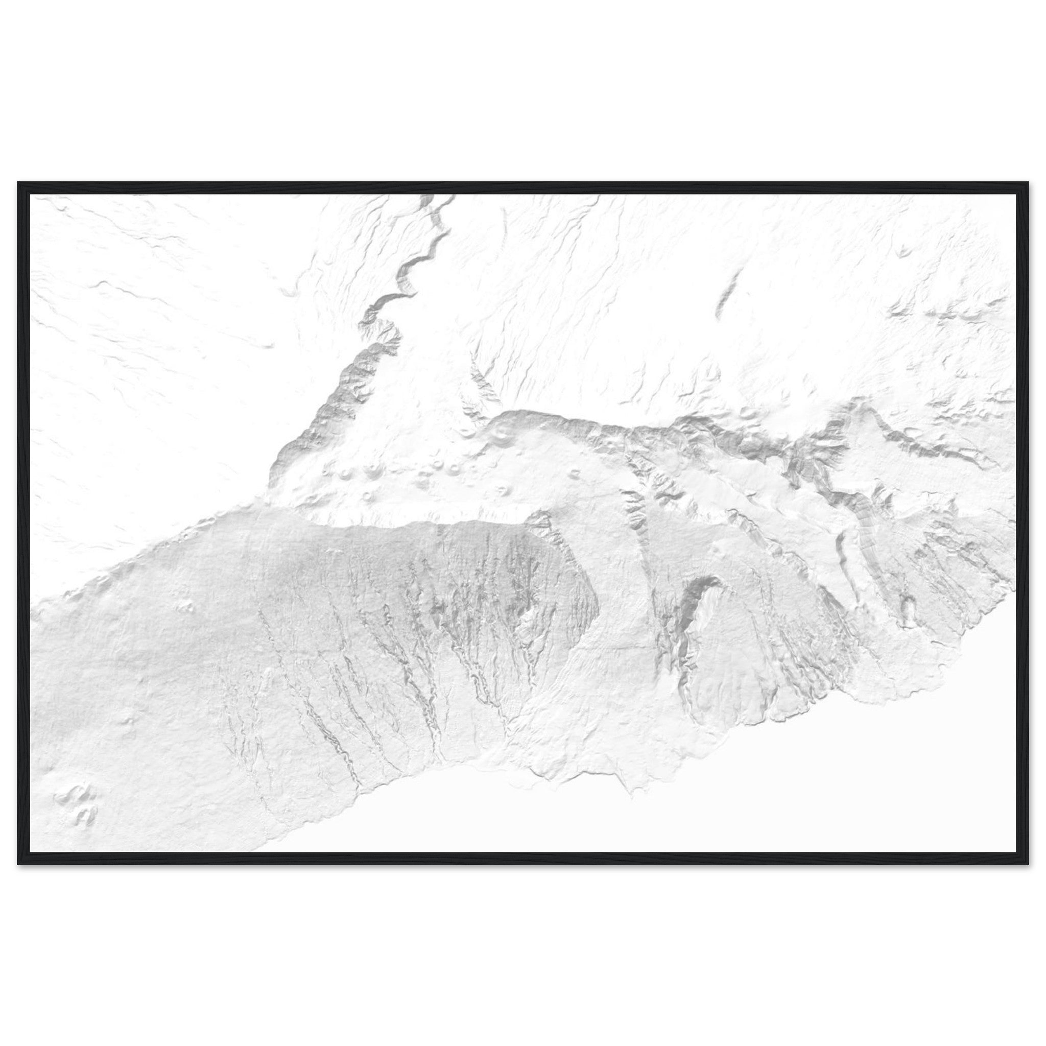 Haleakalā National Park Natural Earth Print - Ink And Atlas