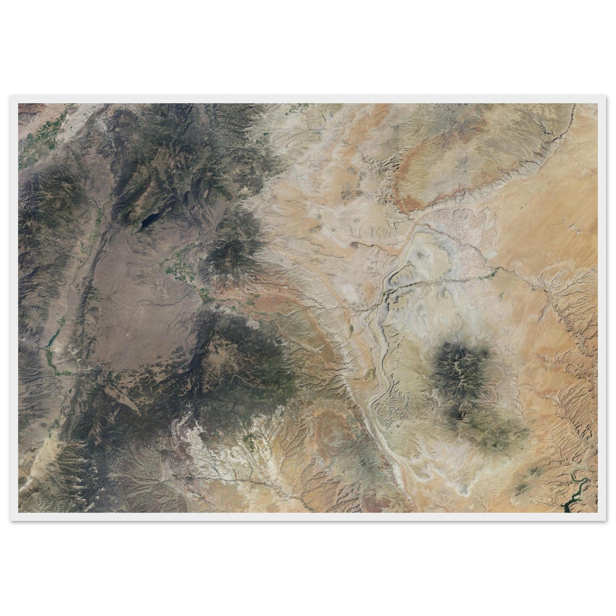 Capitol Reef Natoinal Park Natural Earth Print - Ink And Atlas