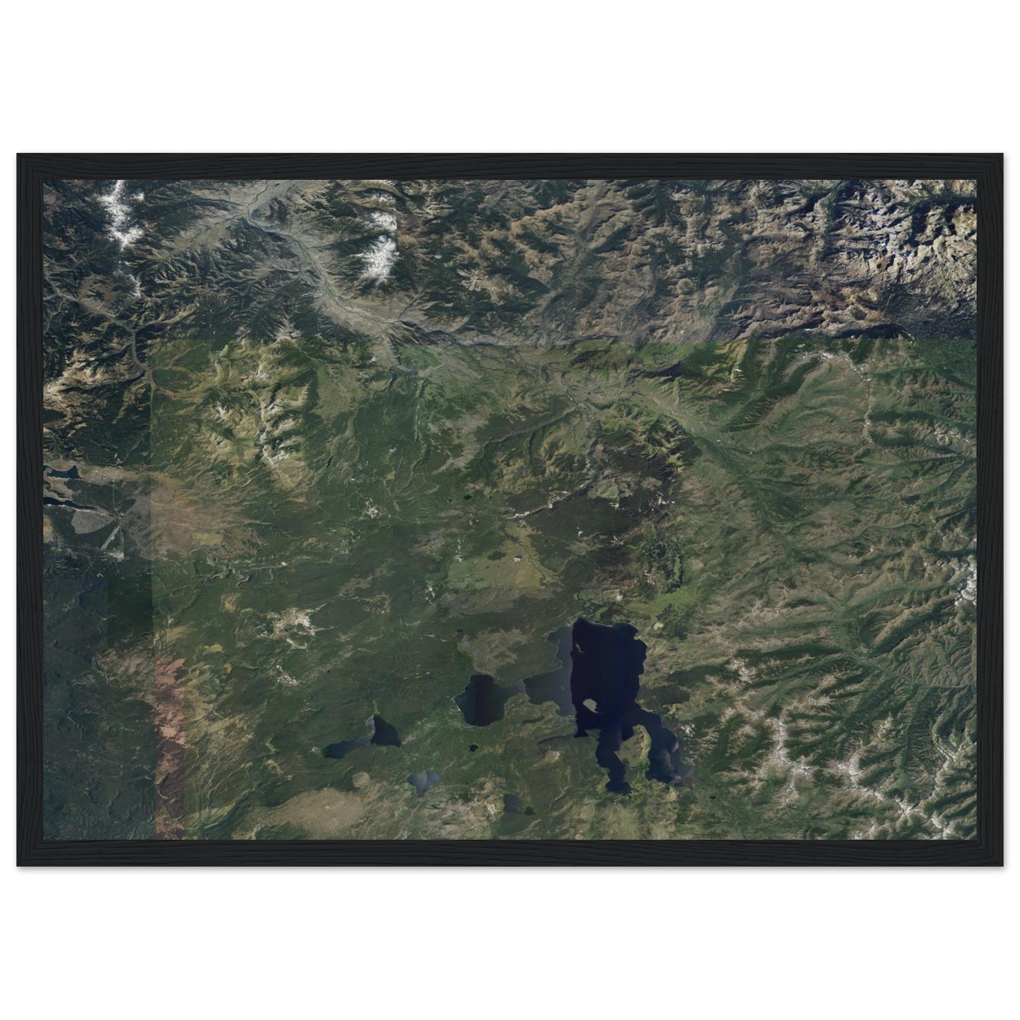 Yellowstone National Park Natural Earth Print - Ink And Atlas
