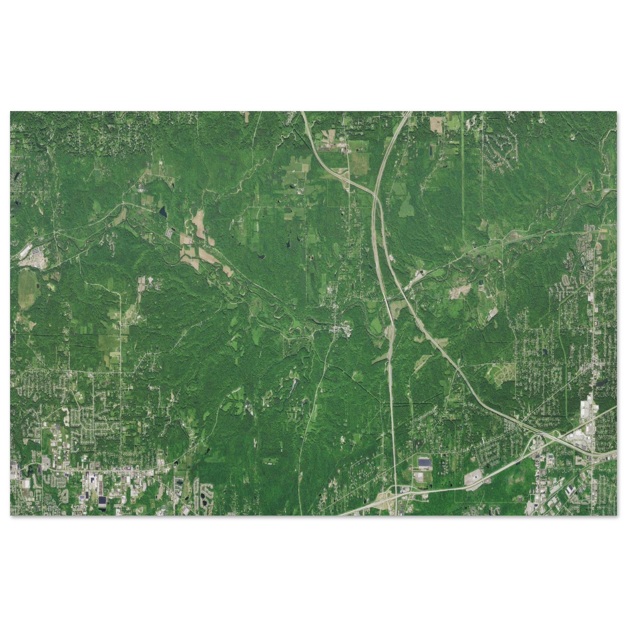 Cuyahoga Valley National Park Natural Earth Print - Ink And Atlas