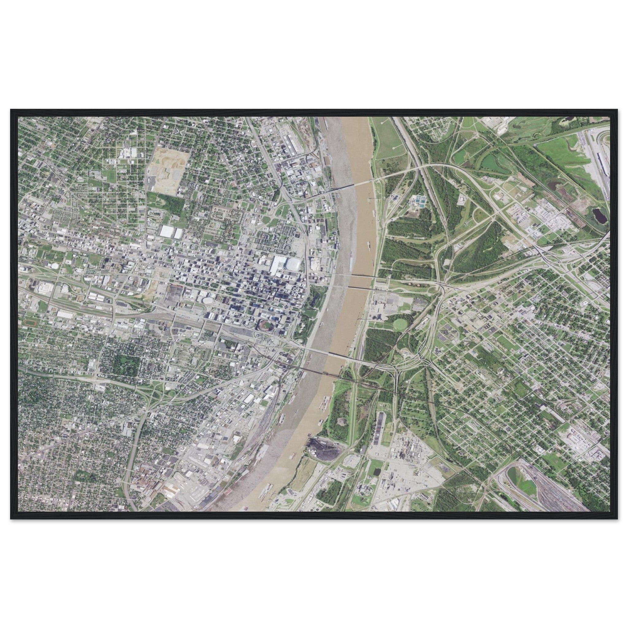 Gateway Arch National Park Natural Earth Print - Ink And Atlas