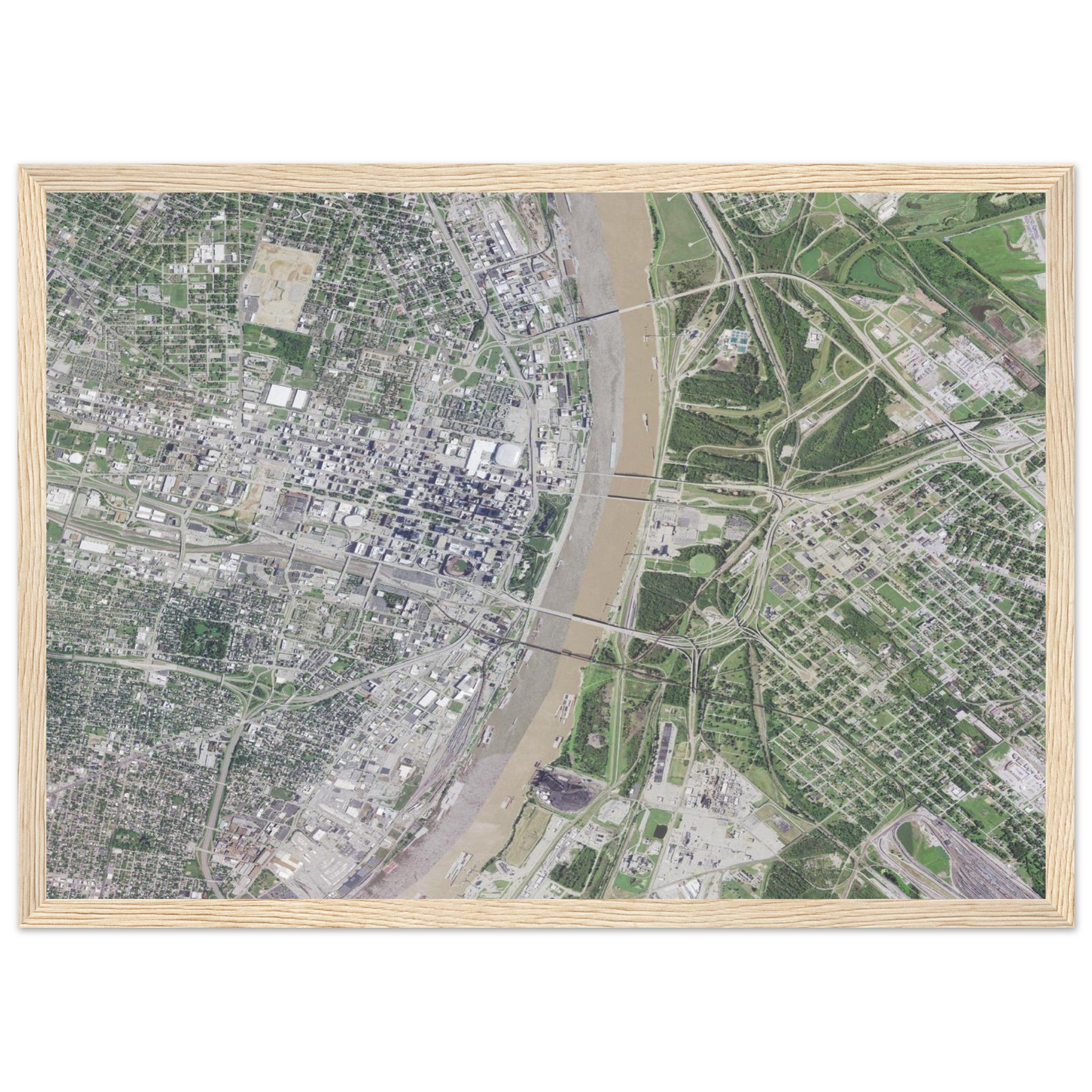 Gateway Arch National Park Natural Earth Print - Ink And Atlas
