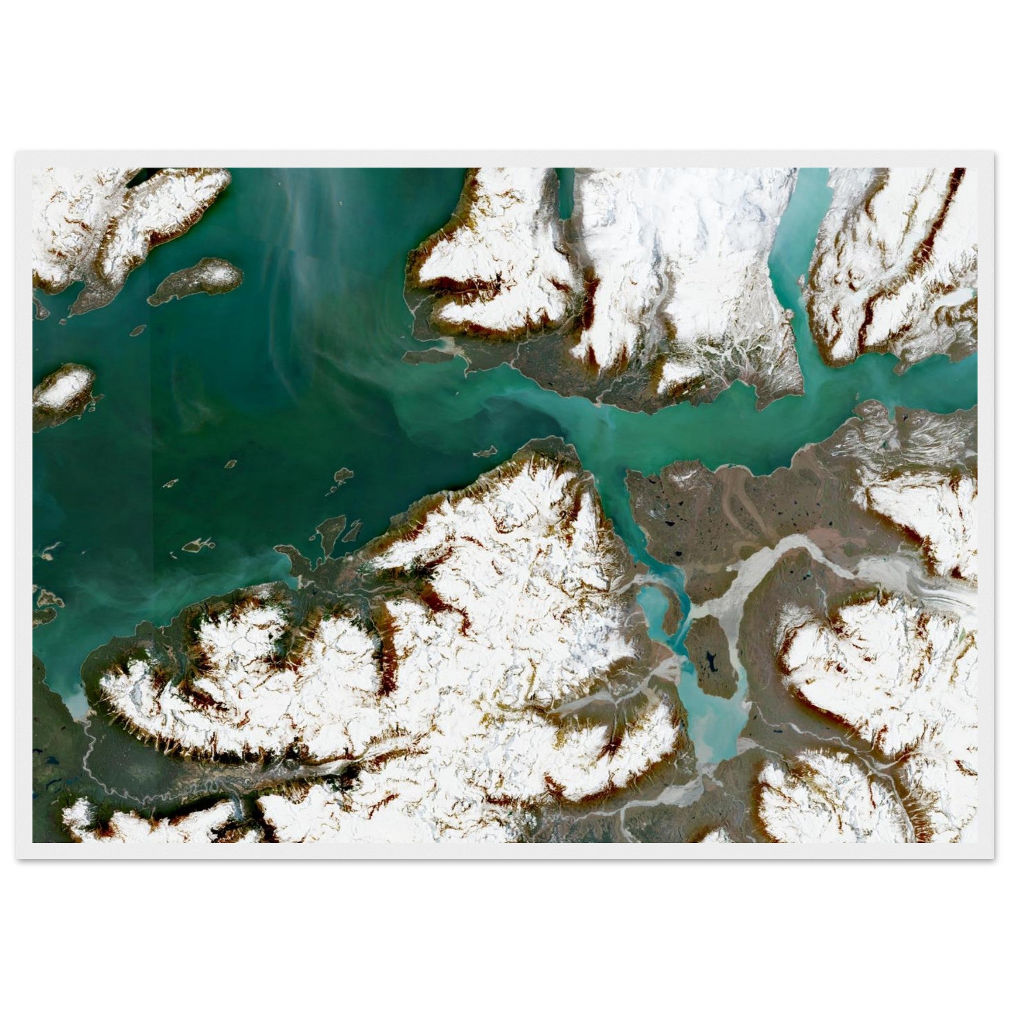 Glacier Bay National Park Natural Earth Print - Ink And Atlas