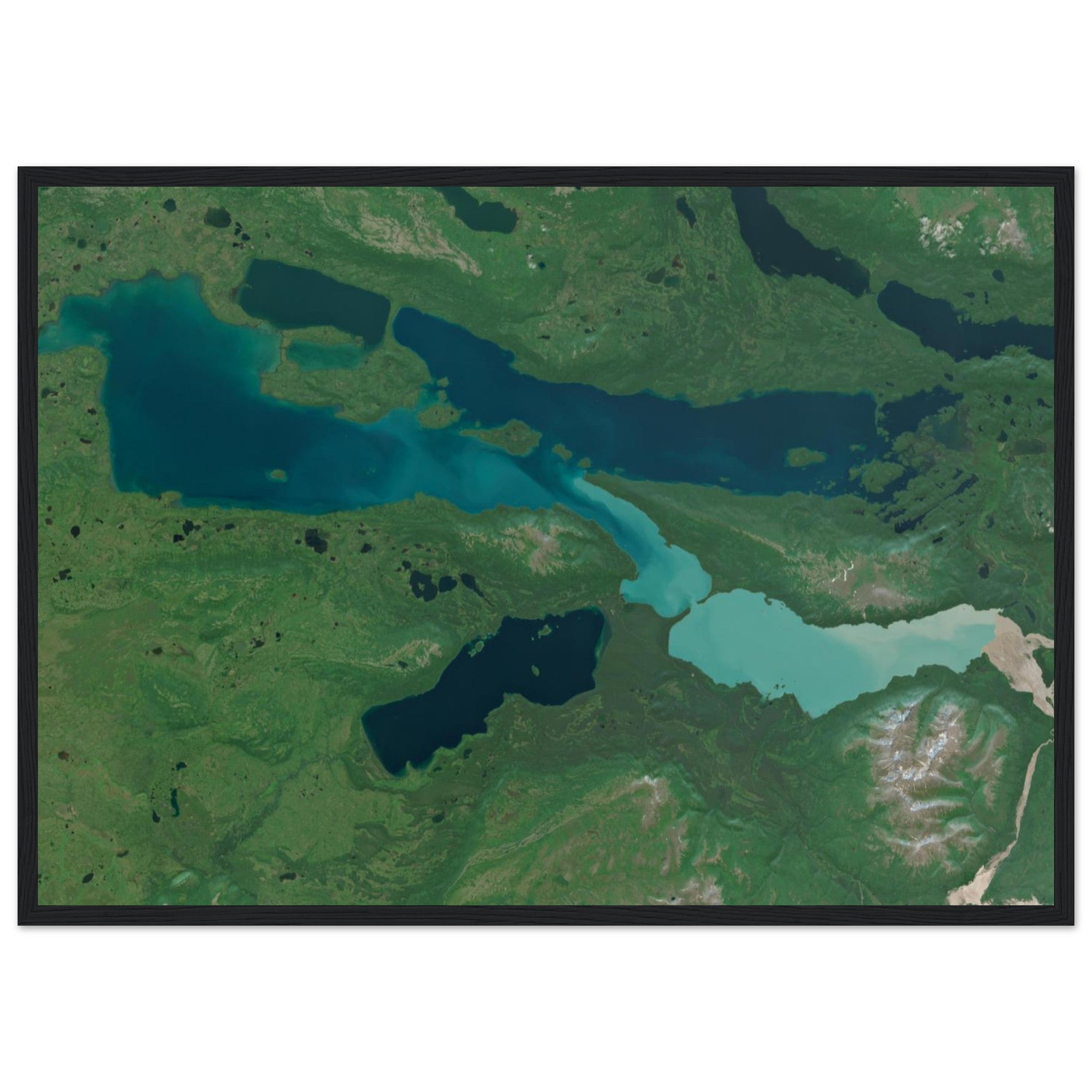 Katmai National Park Natural Earth Print - Ink And Atlas