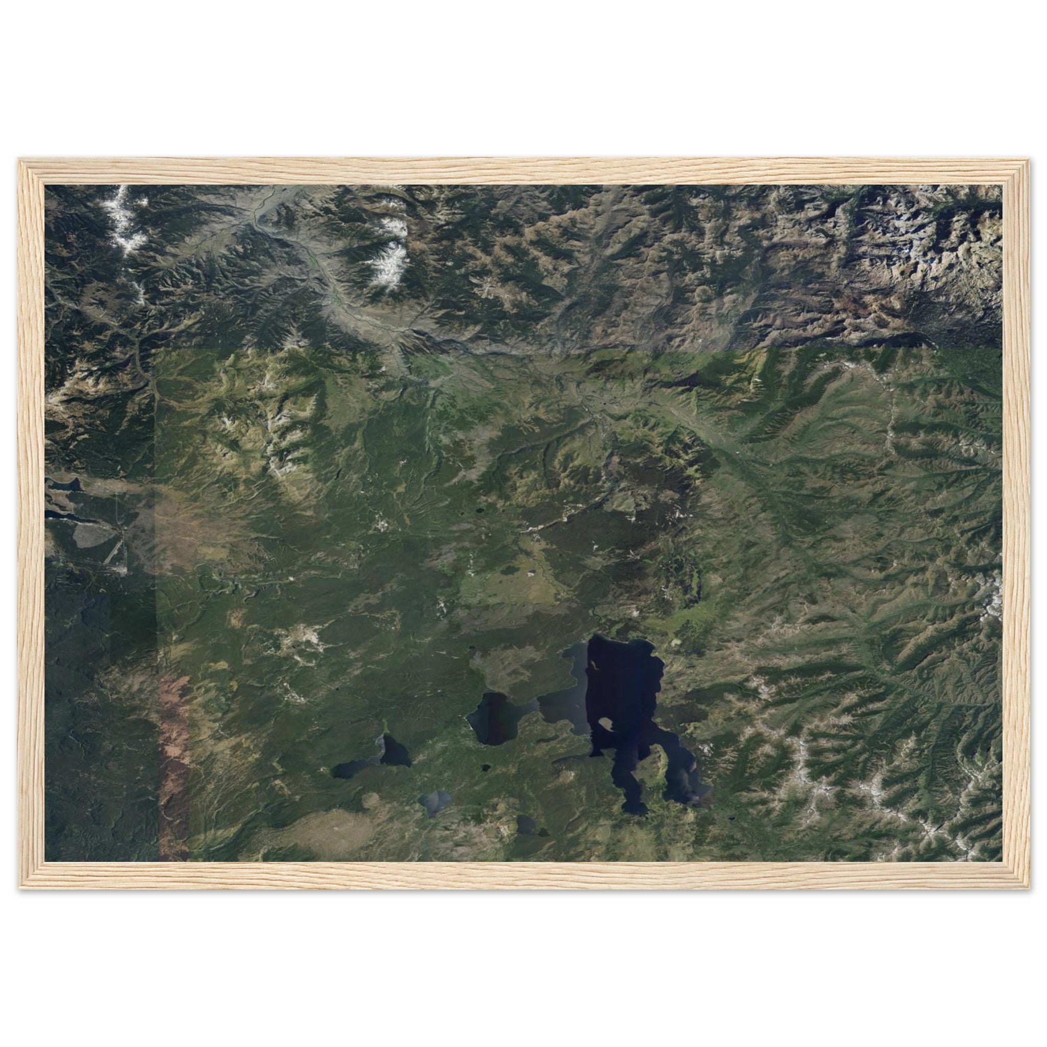 Yellowstone National Park Natural Earth Print - Ink And Atlas