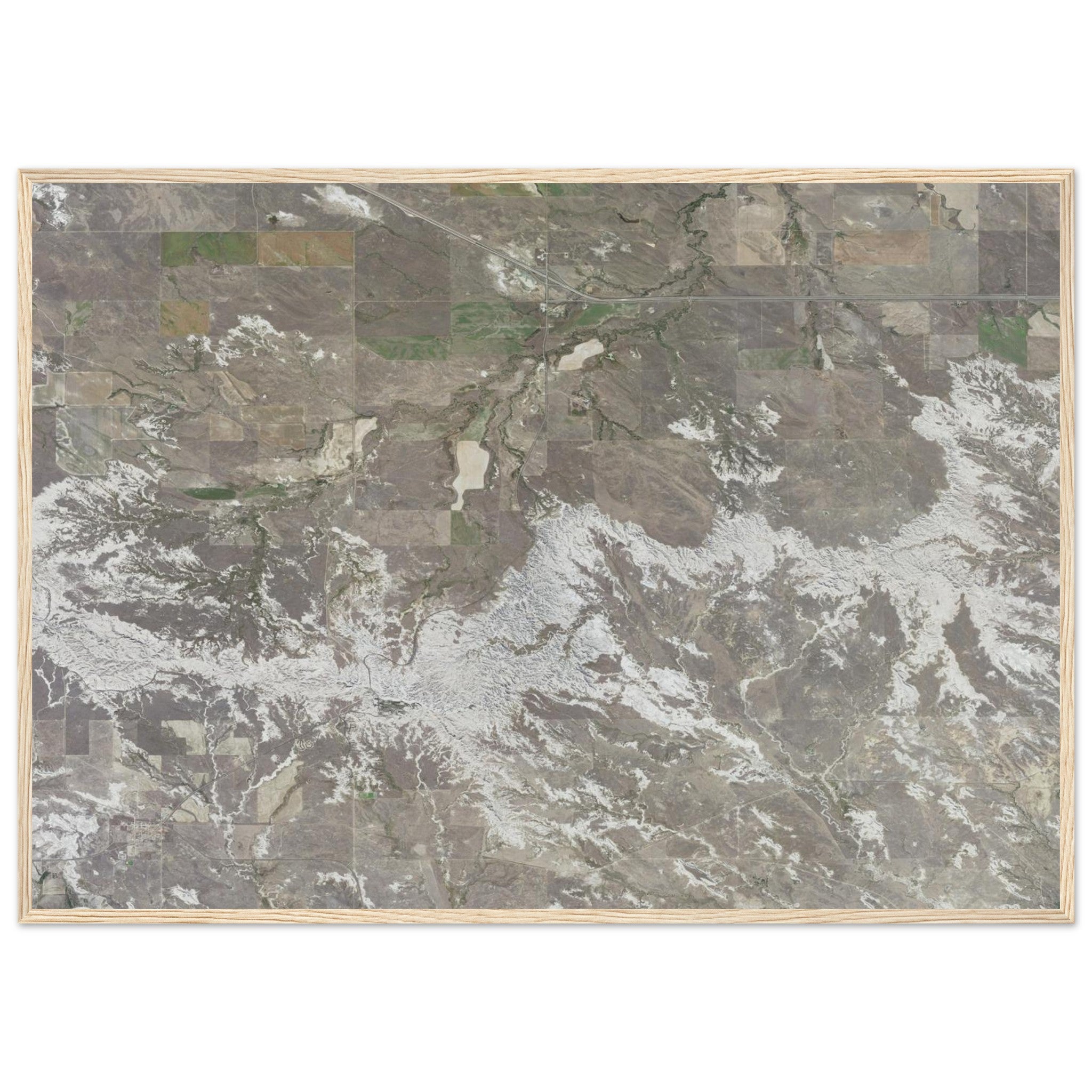 Theodore Roosevelt National Park Natural Earth Print - Ink And Atlas
