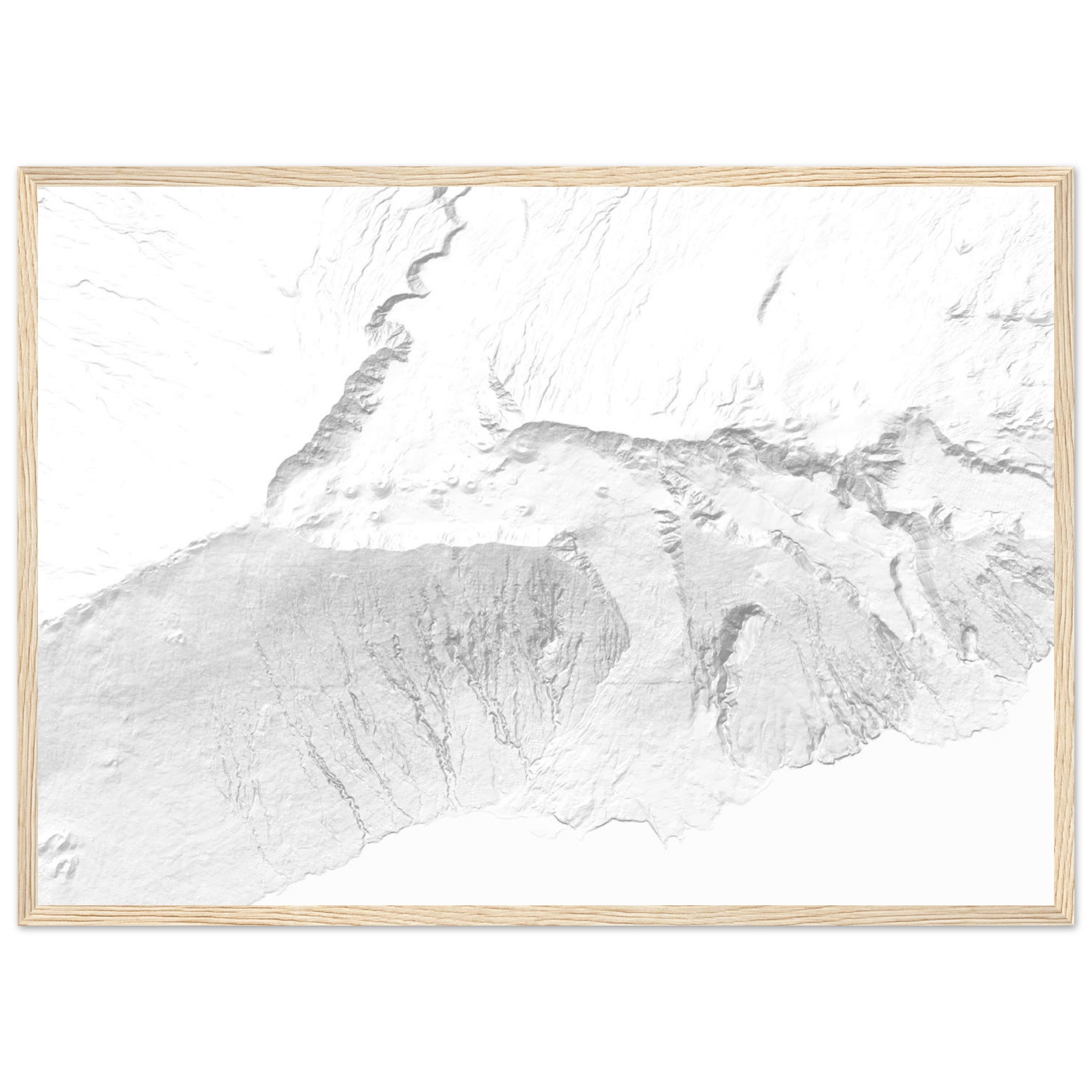 Haleakalā National Park Natural Earth Print - Ink And Atlas