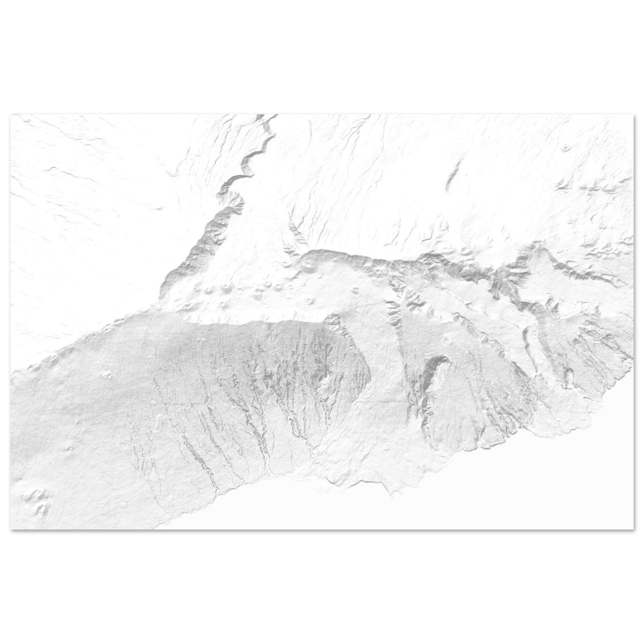 Haleakalā National Park Natural Earth Print - Ink And Atlas