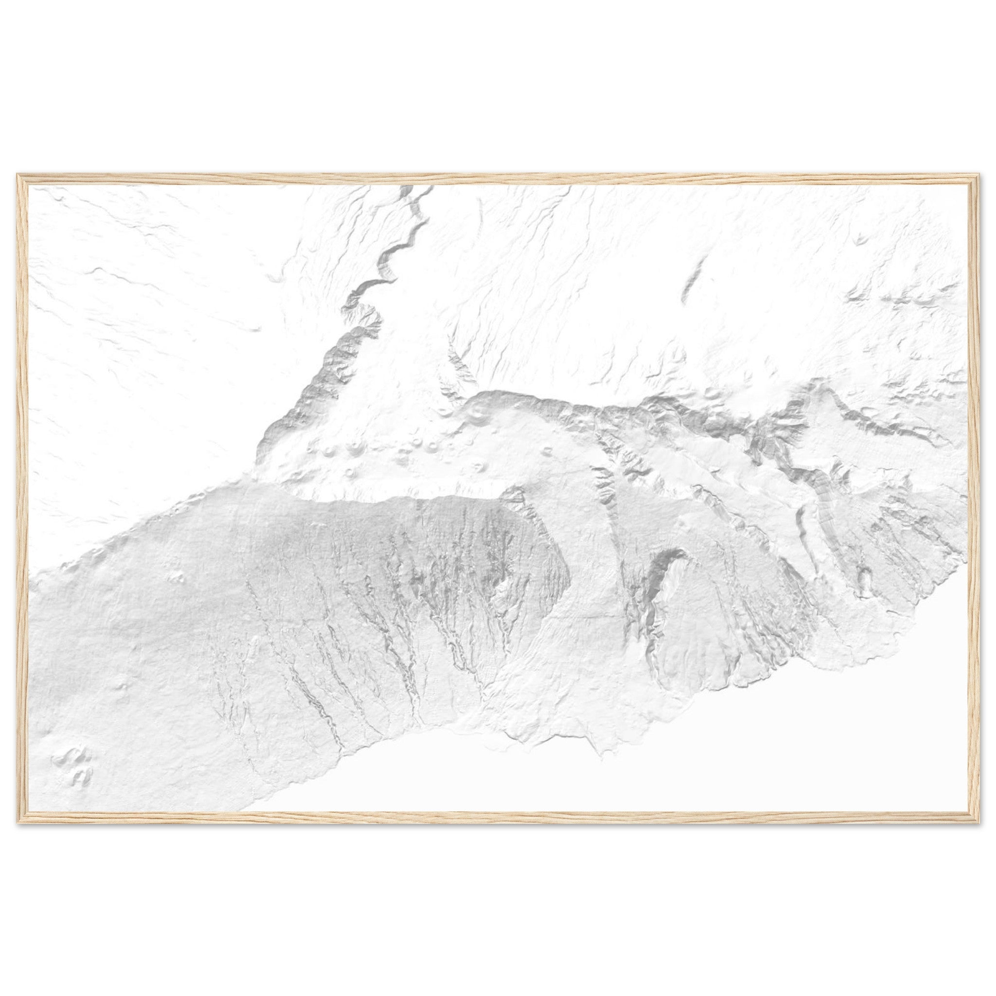 Haleakalā National Park Natural Earth Print - Ink And Atlas