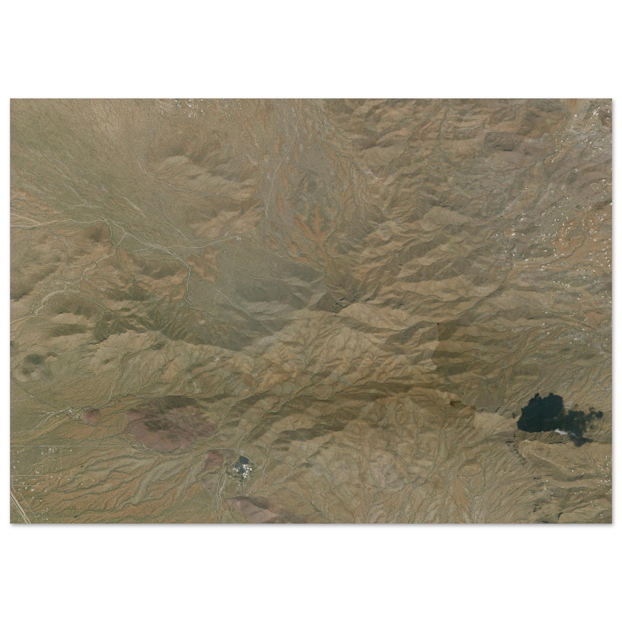 Saguaro National Park Natural Earth Print - Ink And Atlas
