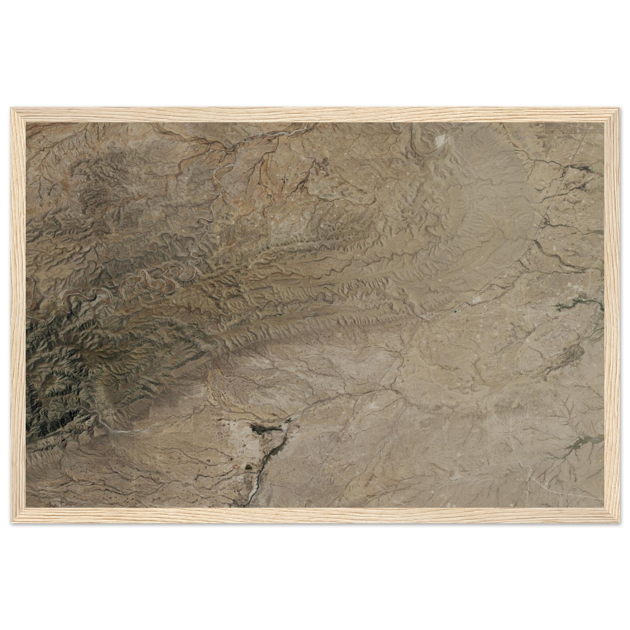 Carlsbad Caverns National Park Natural Earth Print - Ink And Atlas