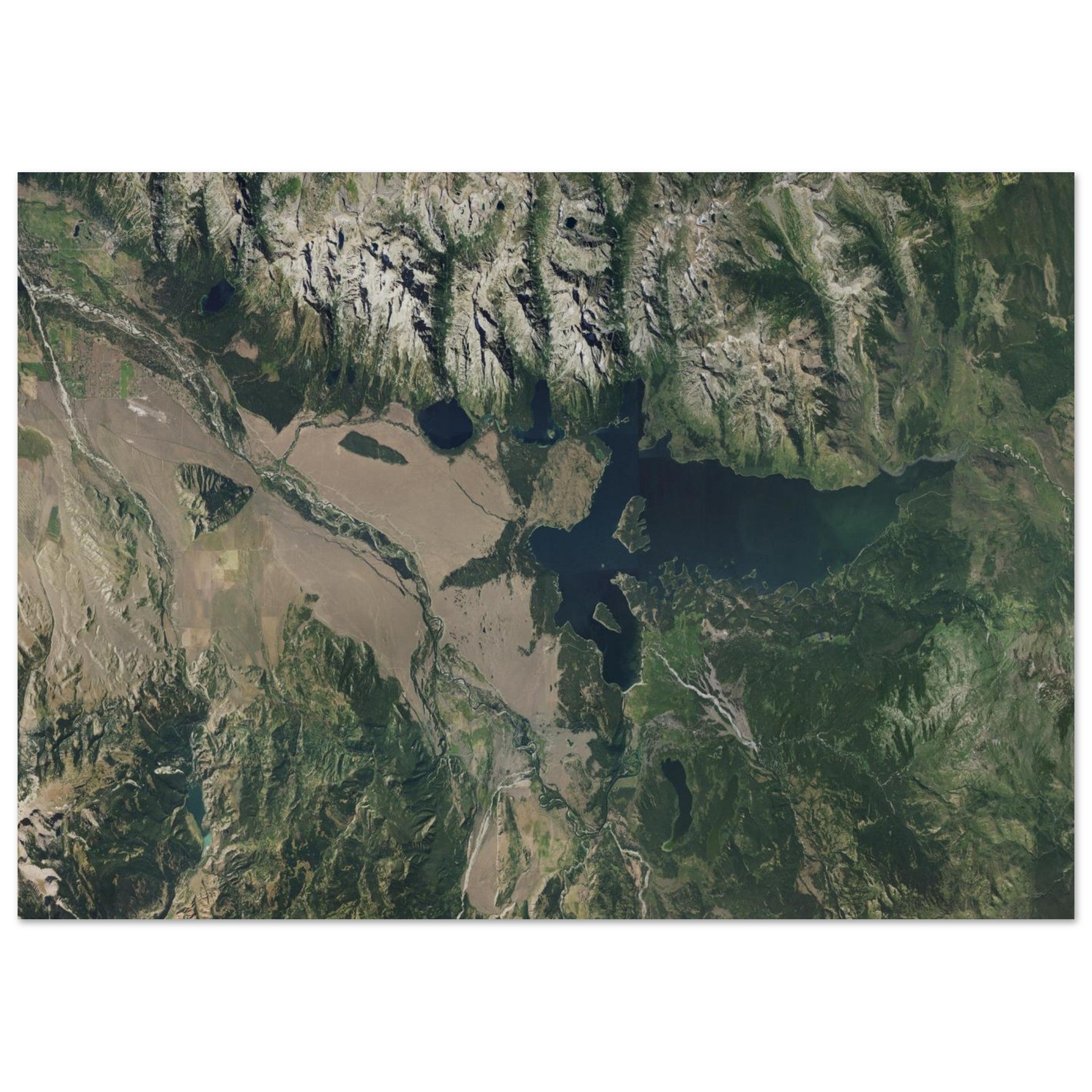 Grand Teton National Park Natural Earth Print - Ink And Atlas