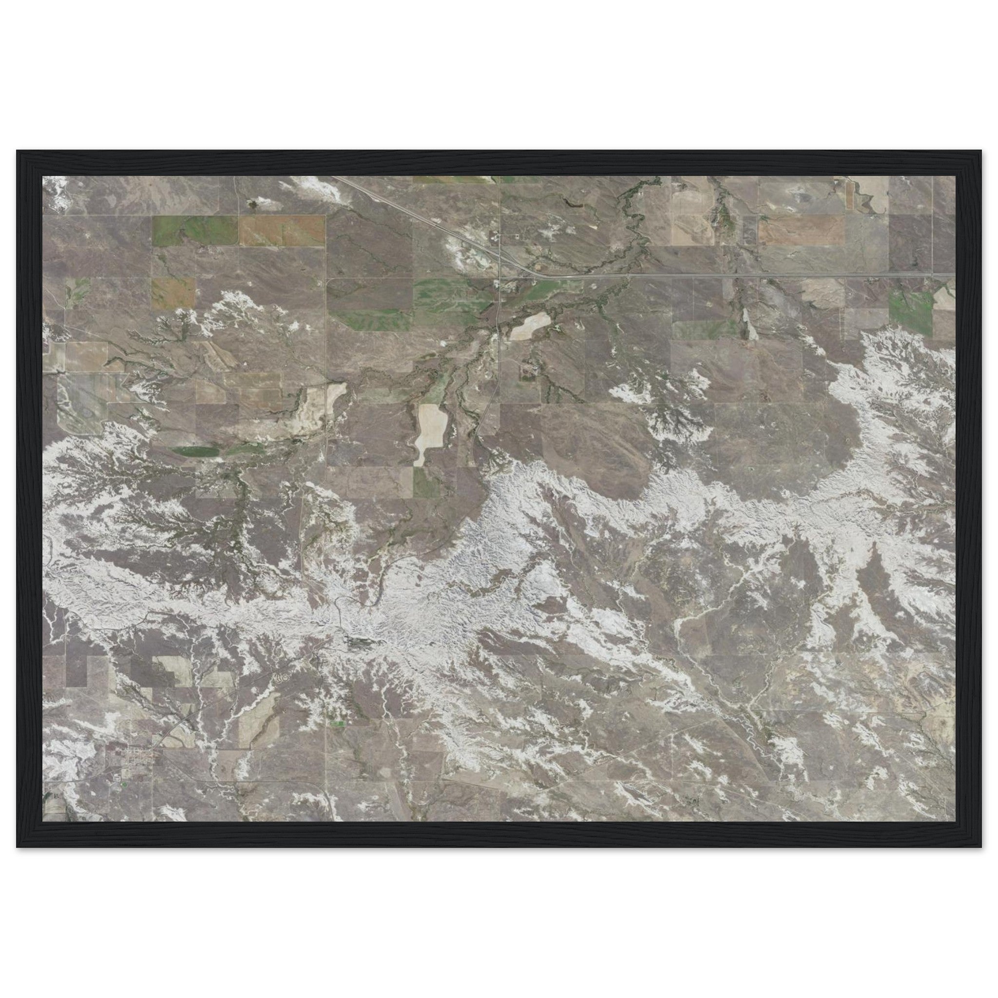Theodore Roosevelt National Park Natural Earth Print - Ink And Atlas