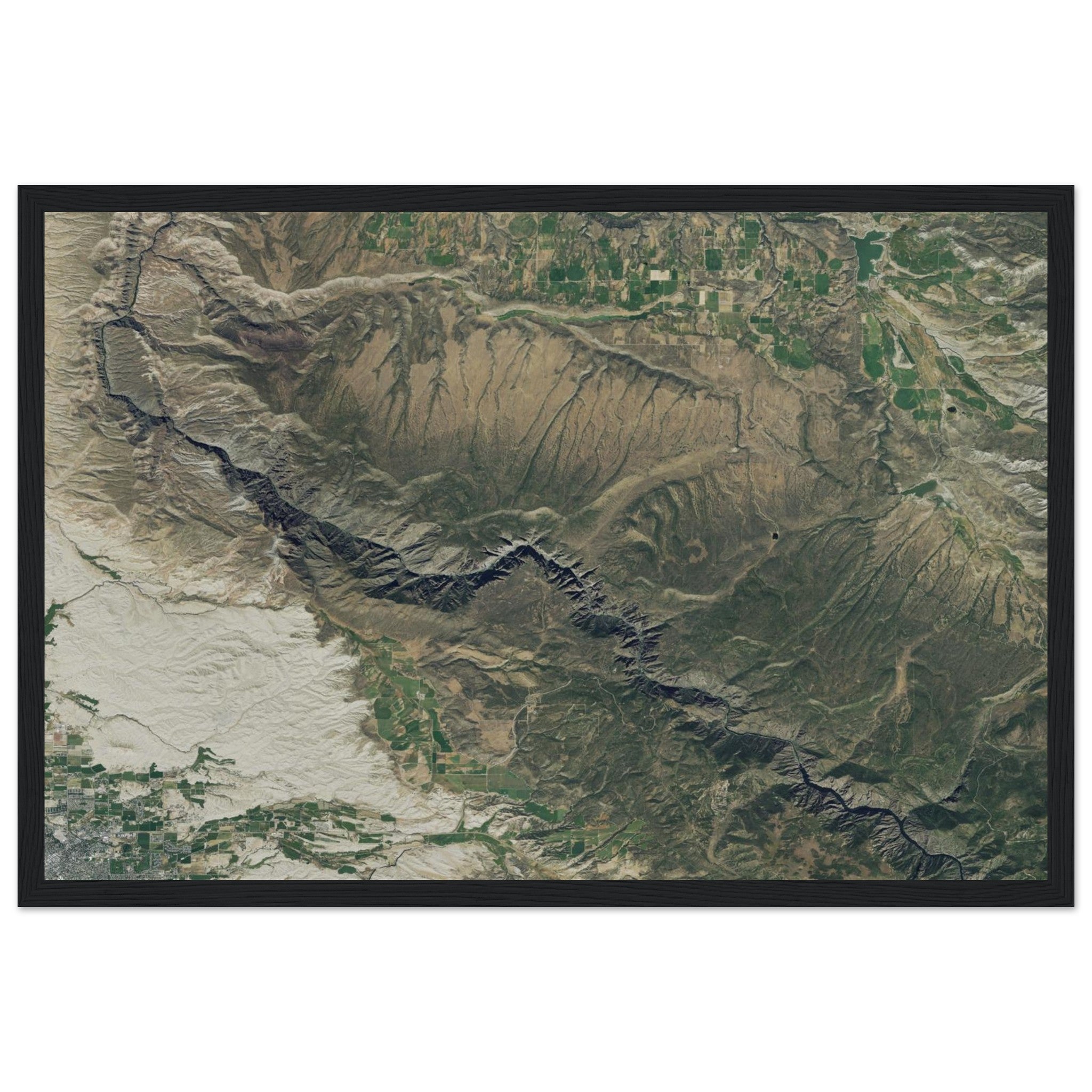 Black Canyon National Park Natural Earth Print - Ink And Atlas