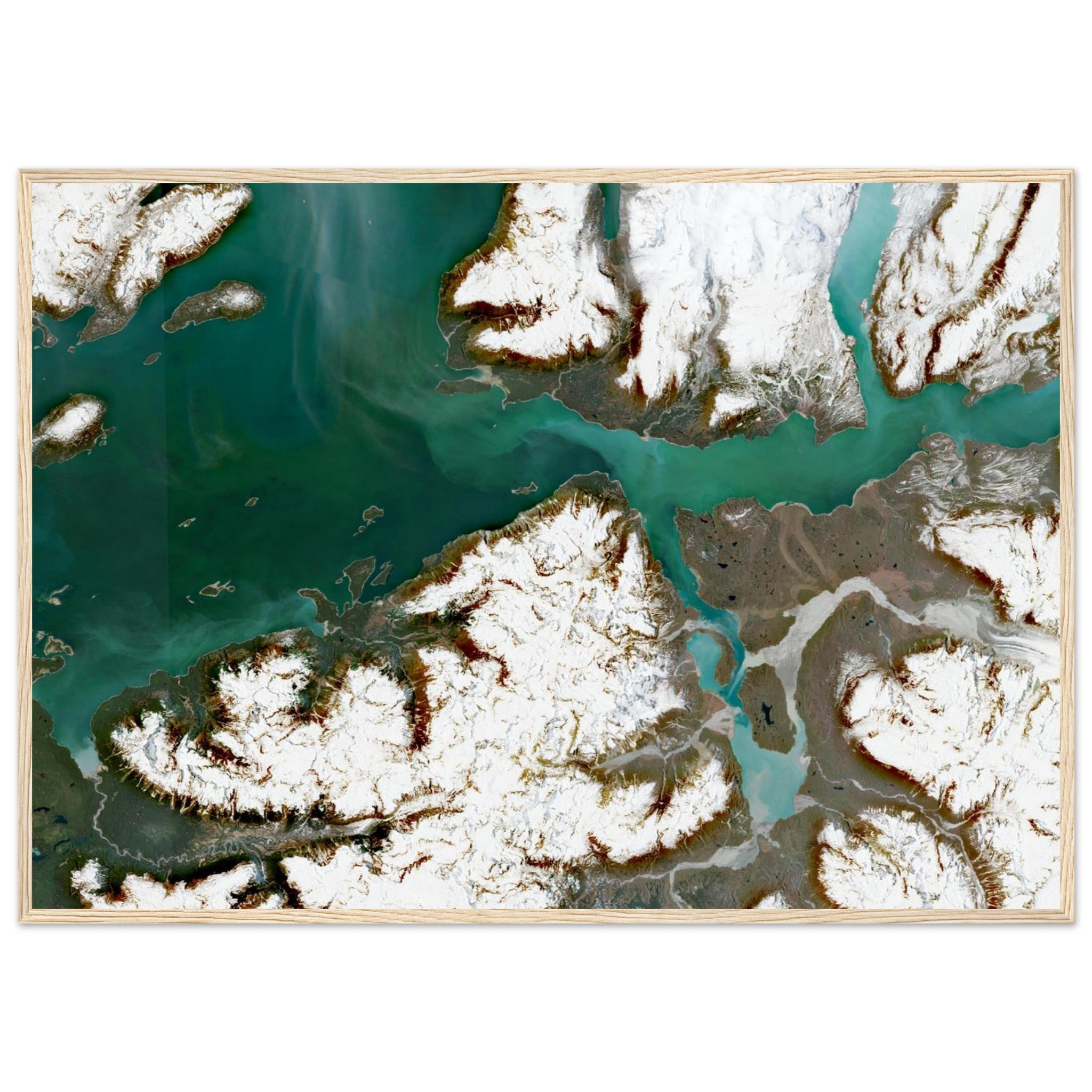 Glacier Bay National Park Natural Earth Print - Ink And Atlas