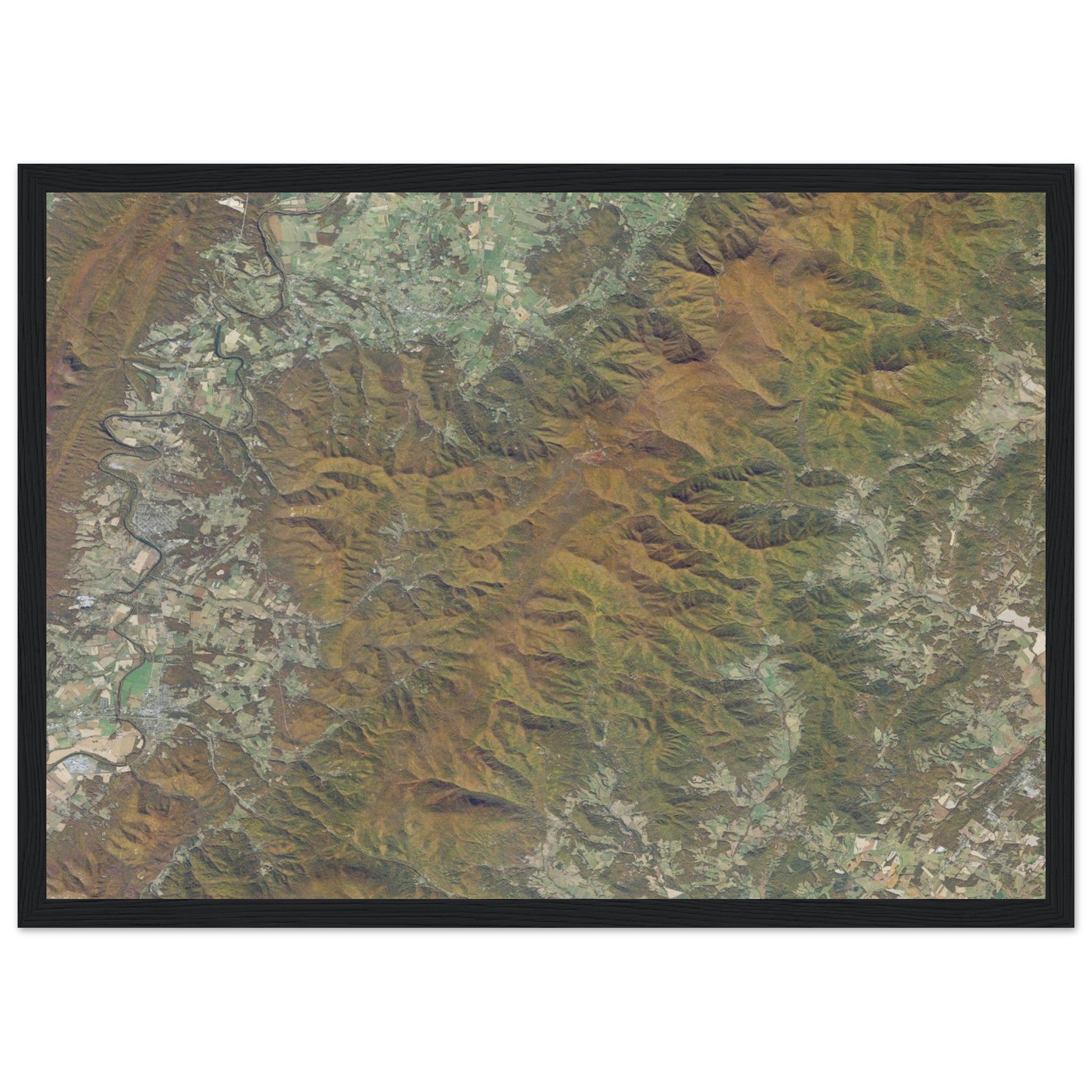 Shenandoah National Park Natural Earth Print - Ink And Atlas