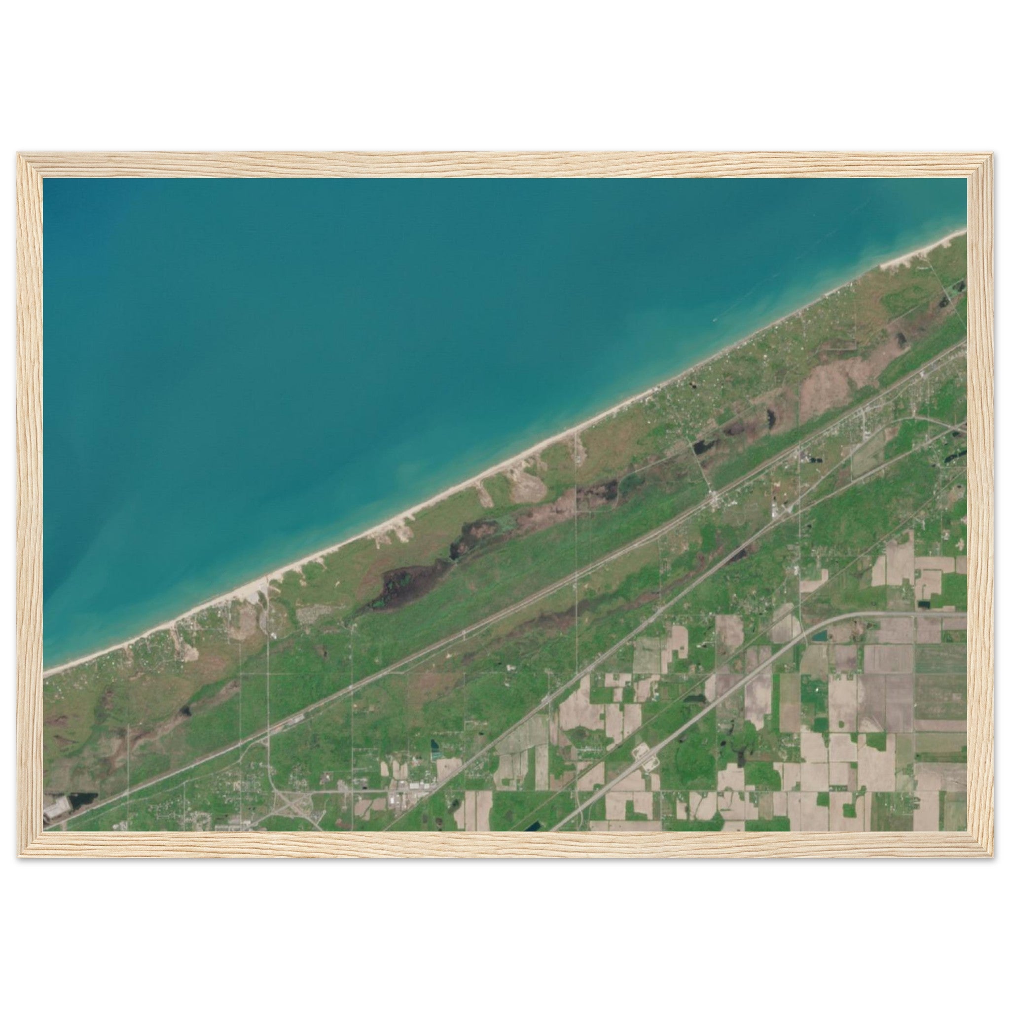 Indiana Dunes National Park Natural Earth Print - Ink And Atlas
