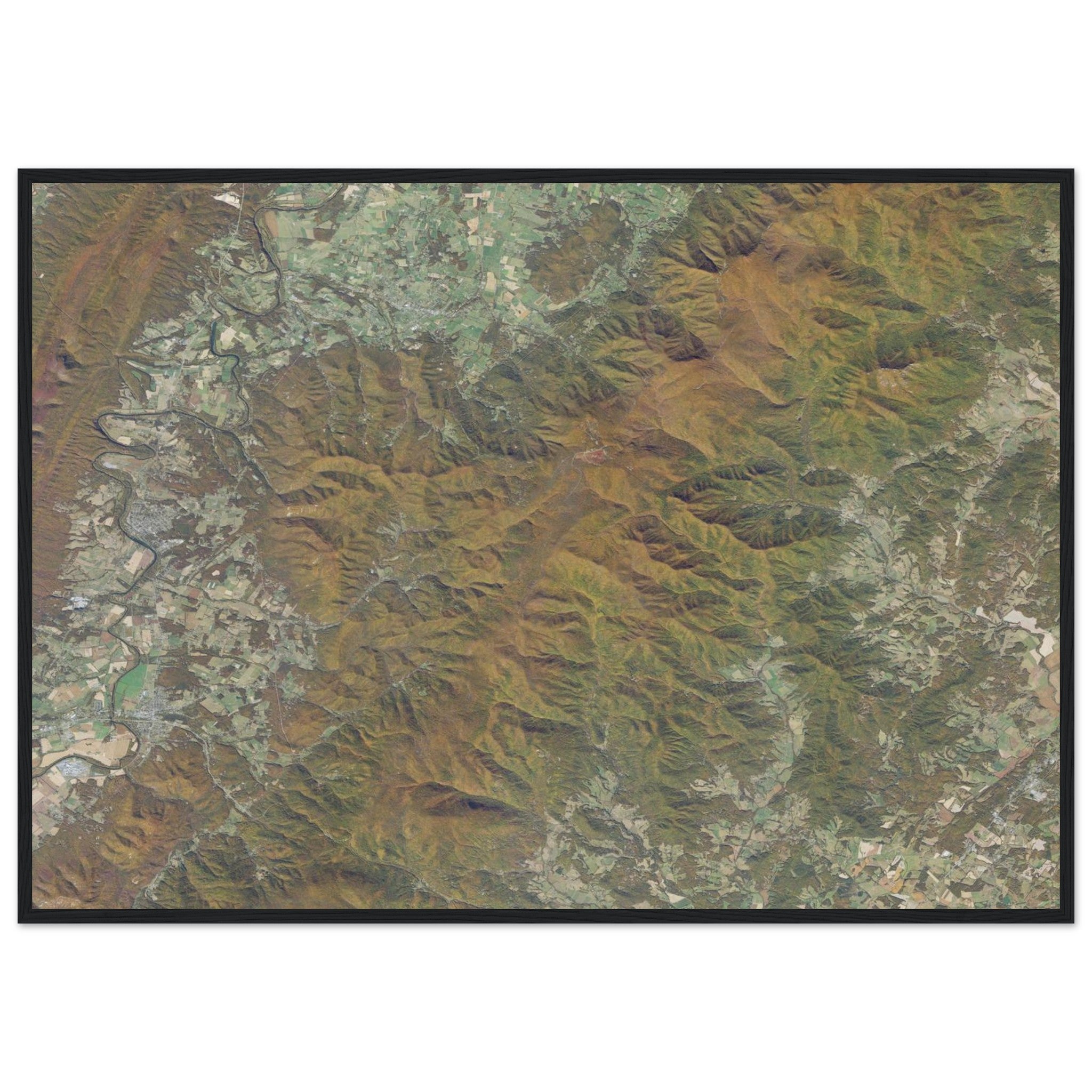 Shenandoah National Park Natural Earth Print - Ink And Atlas
