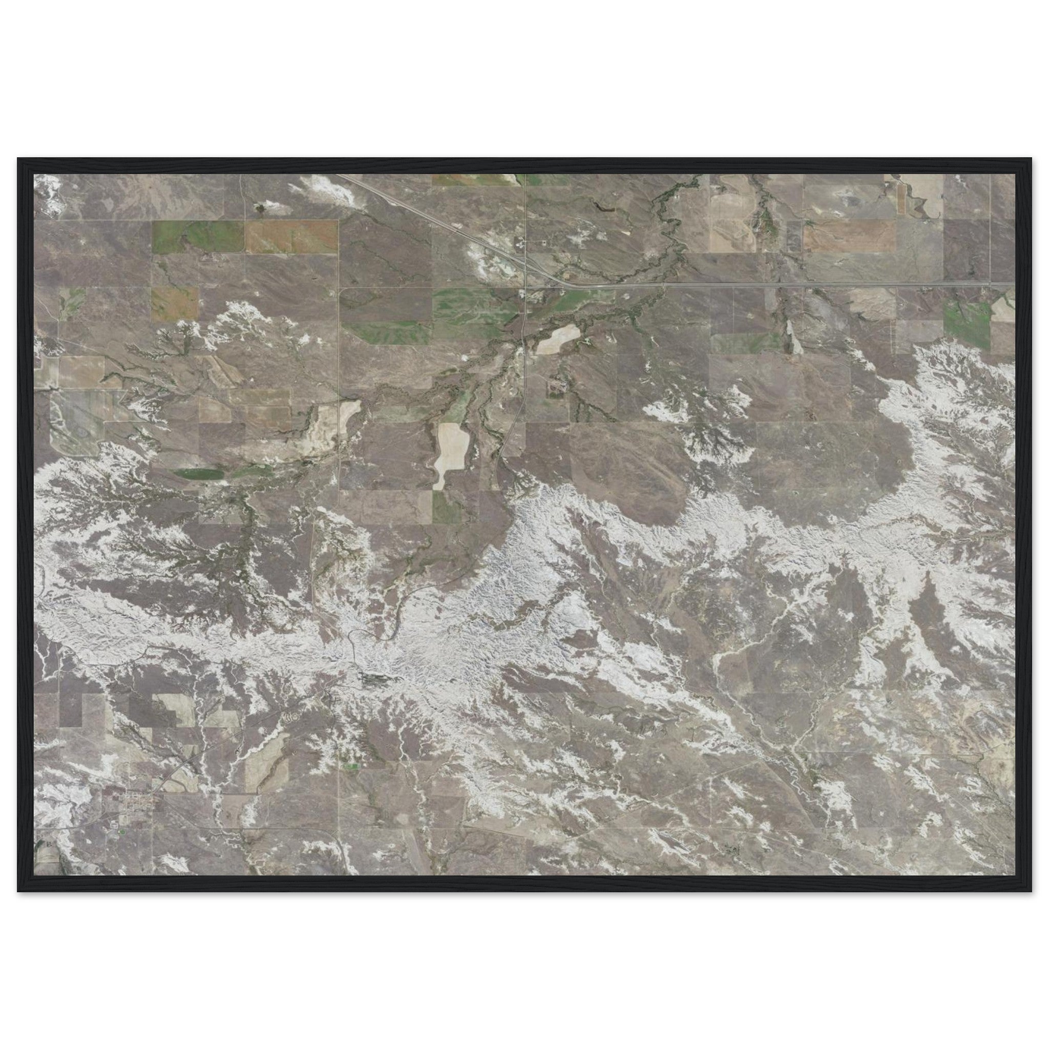 Theodore Roosevelt National Park Natural Earth Print - Ink And Atlas